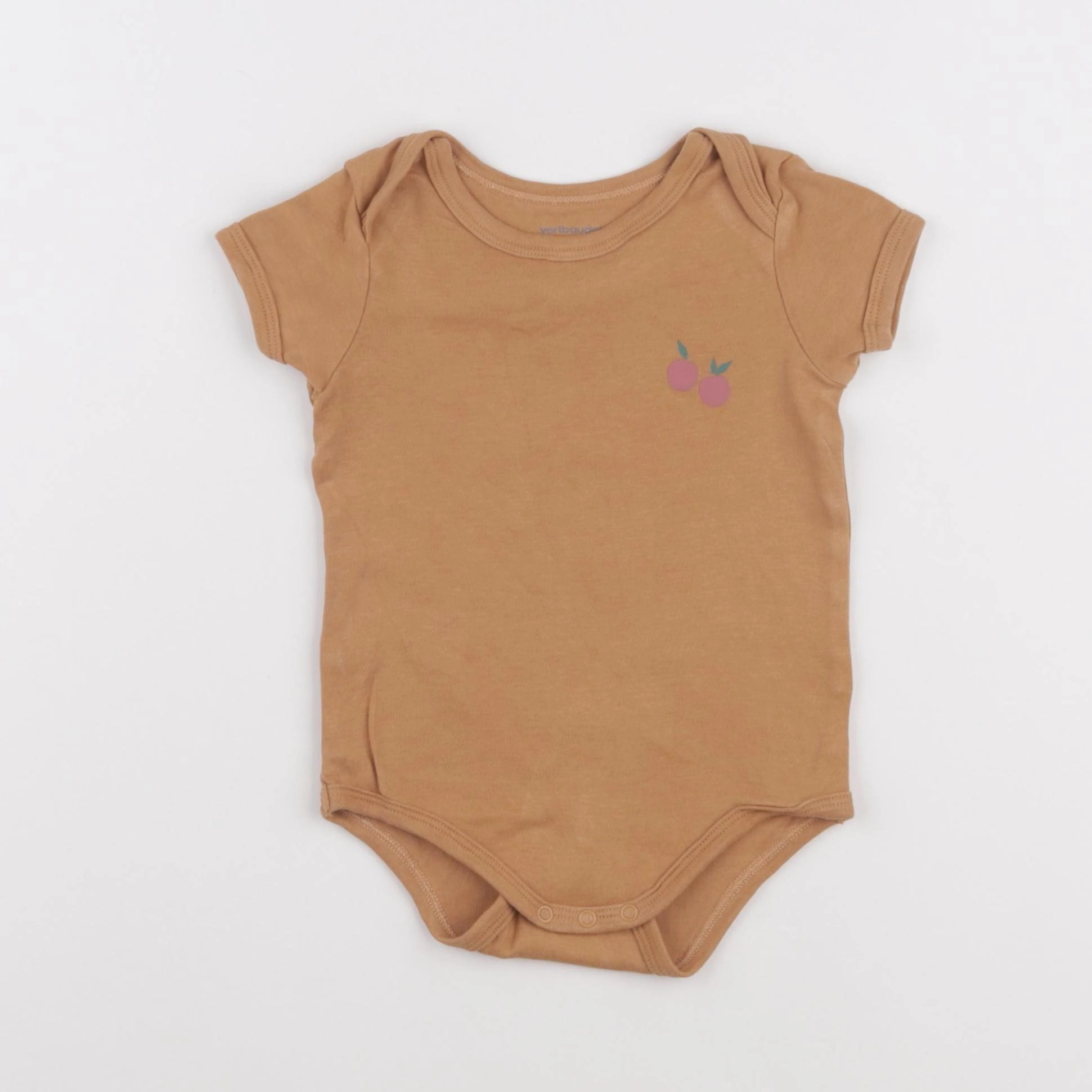 Vertbaudet - body marron - 18 mois
