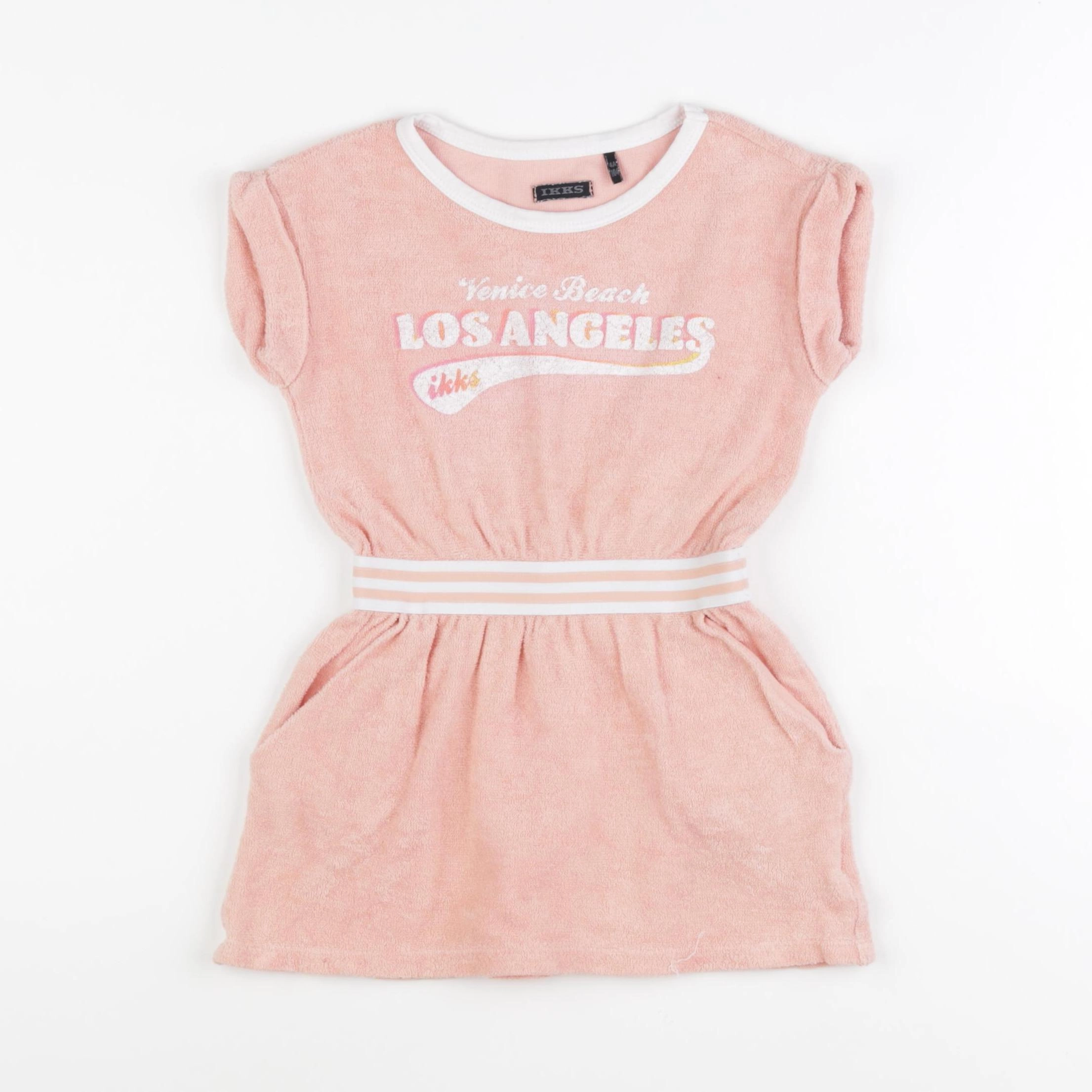 IKKS - robe rose - 4 ans