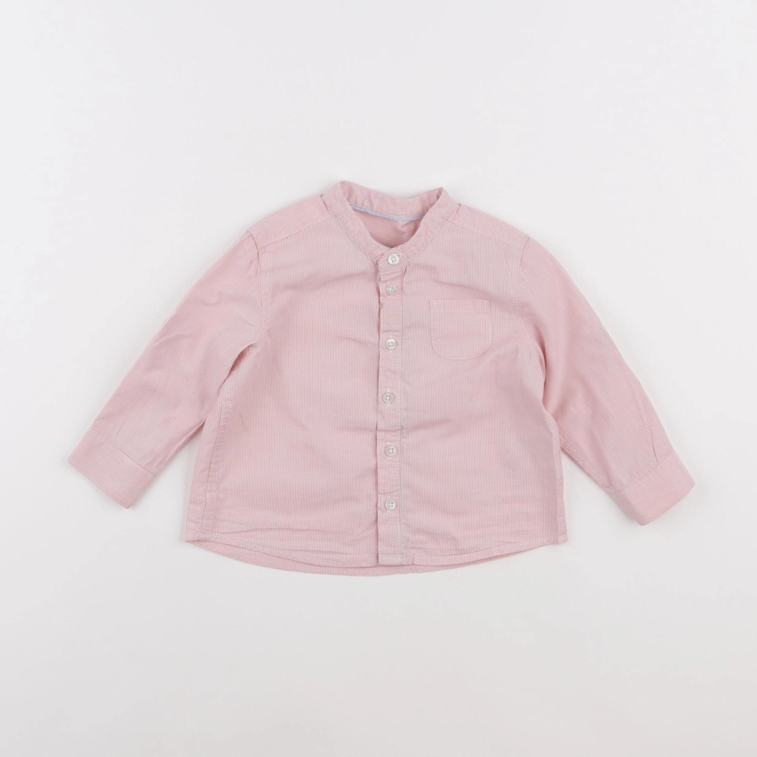 Cyrillus - chemise rouge - 12 mois