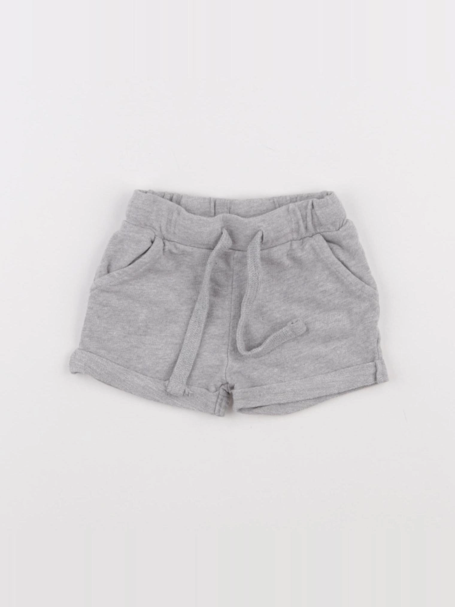 Boutchou - short gris - 6 mois