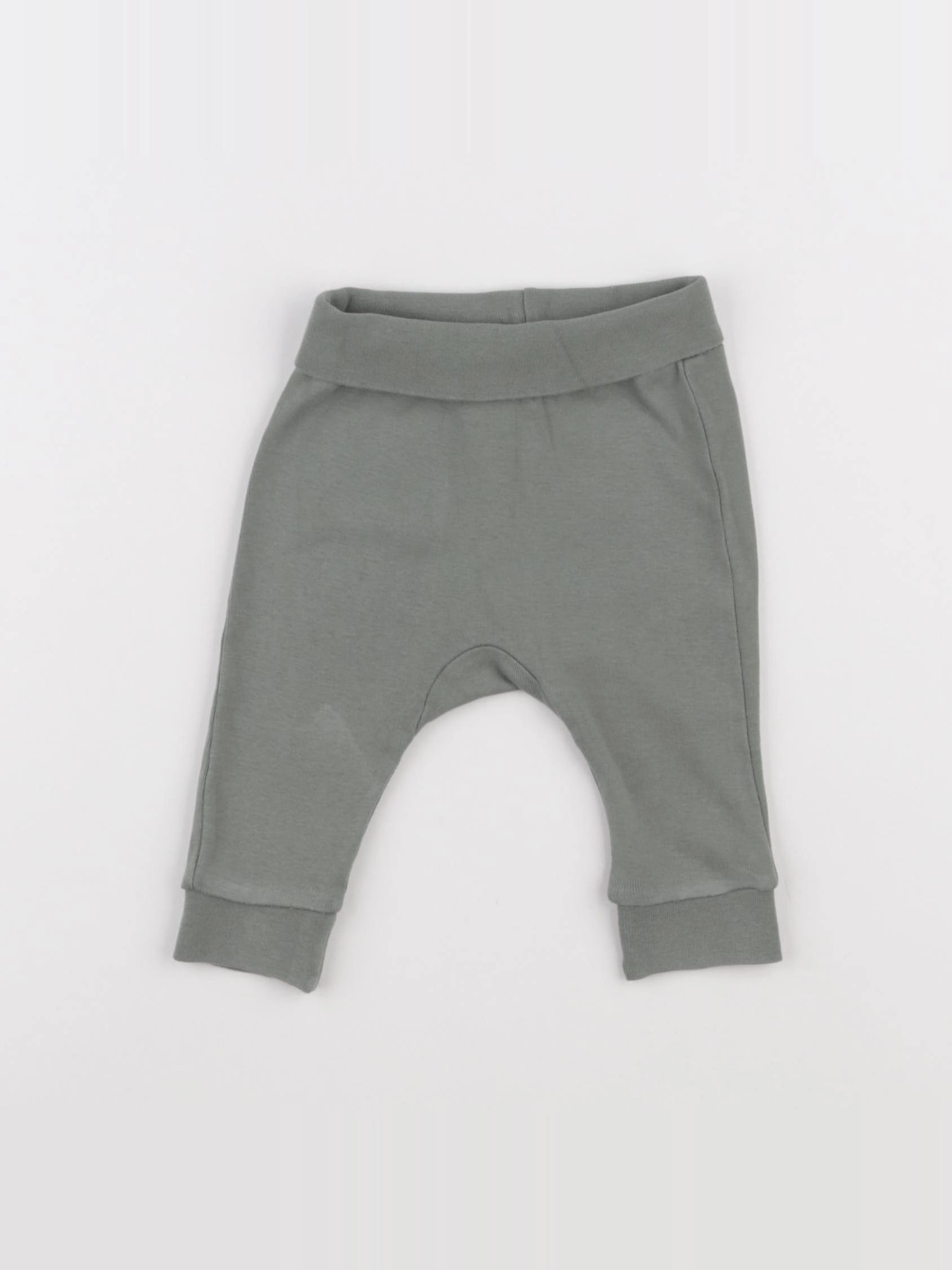 H&M - legging vert - 3 mois
