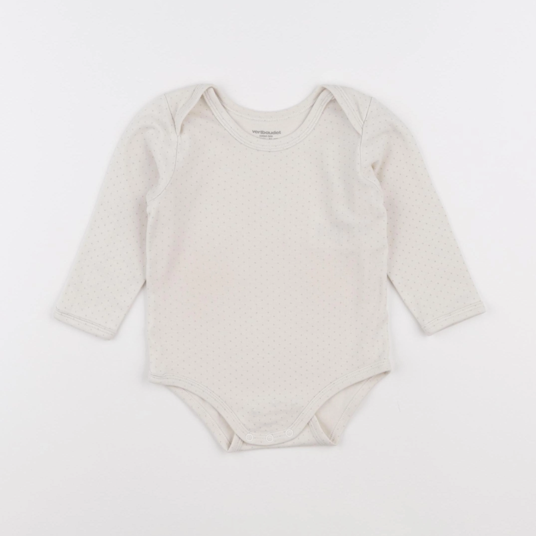 Vertbaudet - body beige - 18 mois
