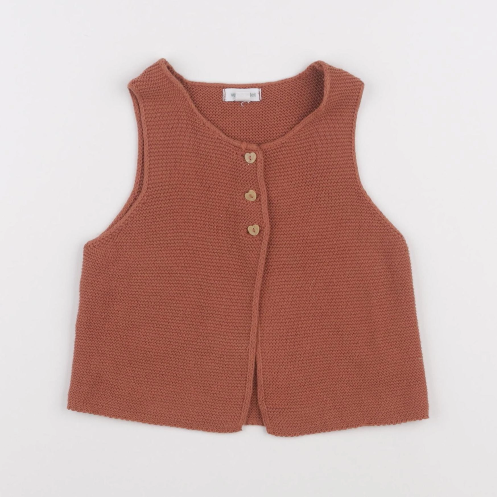 Vertbaudet - pull marron - 18 mois