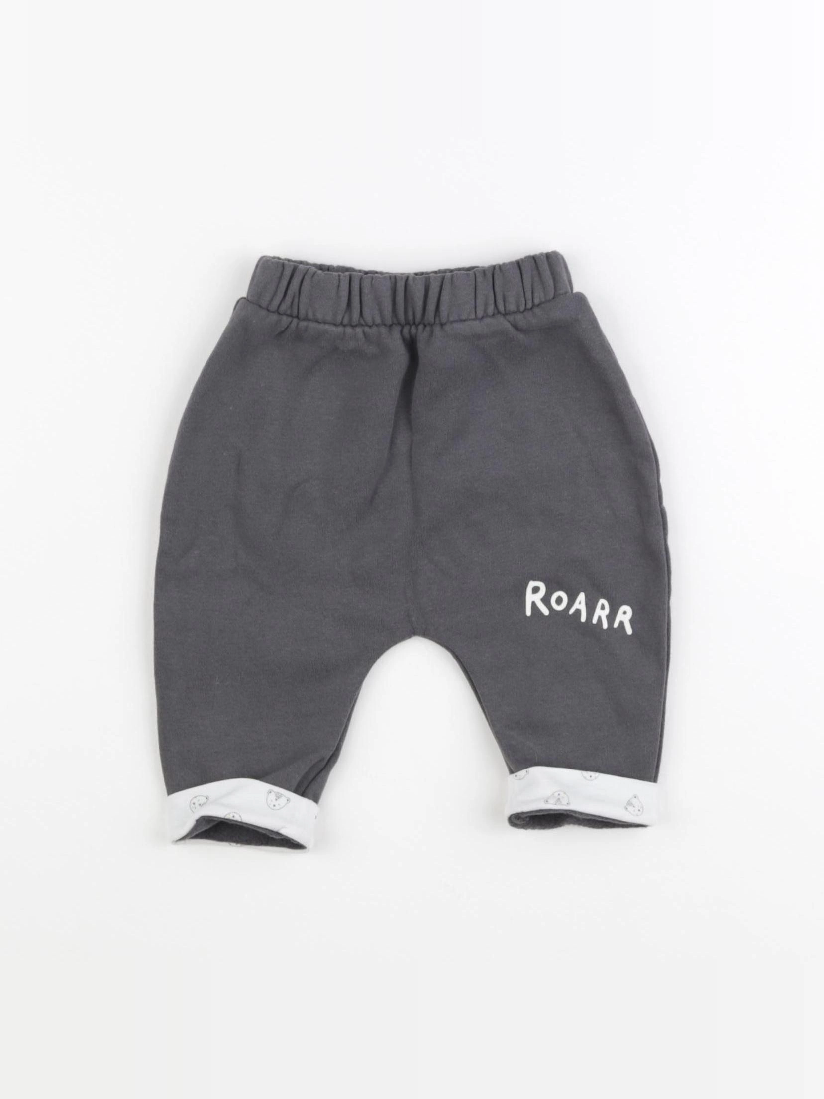 Vertbaudet - jogging gris - 3 mois