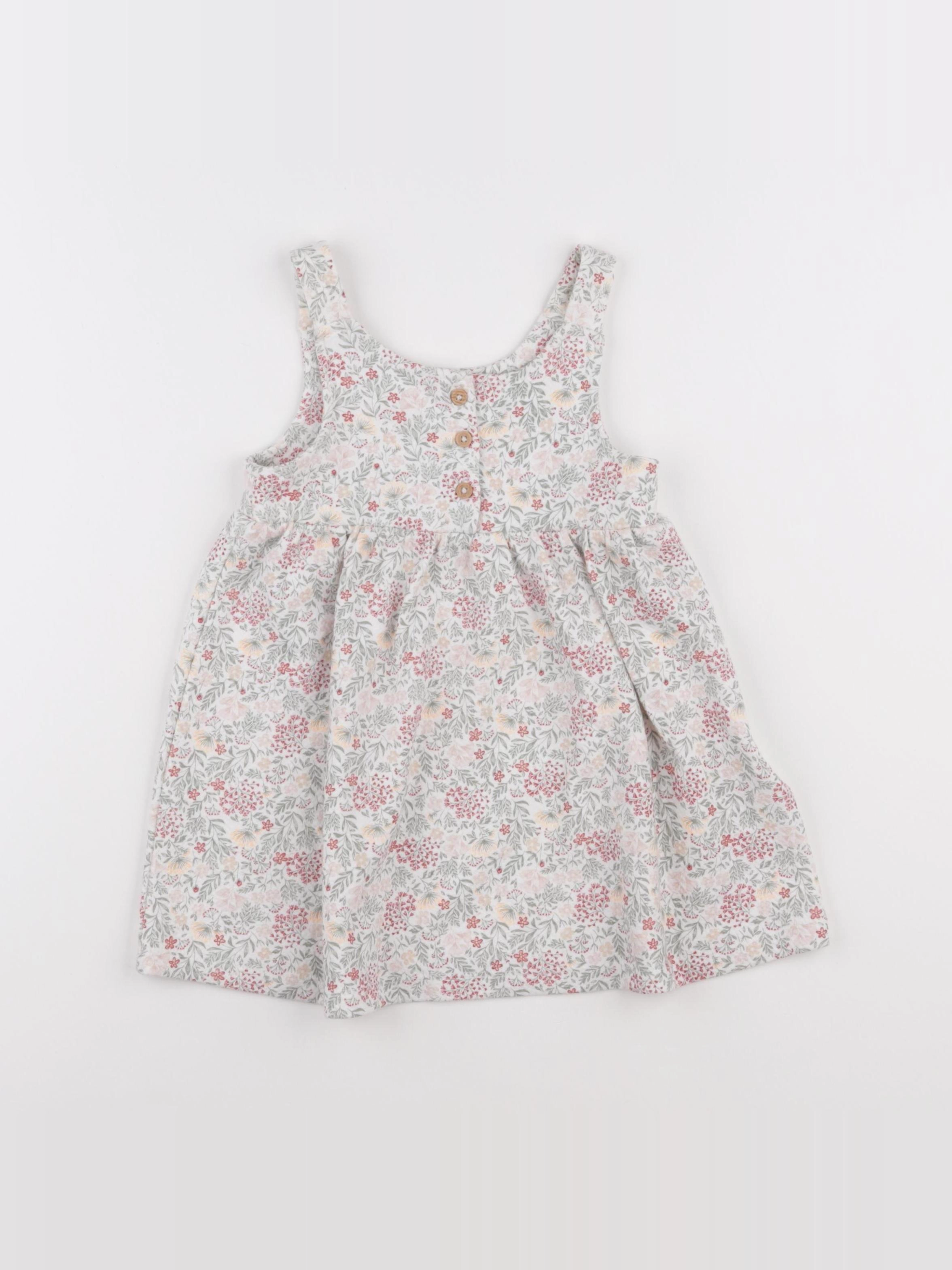 Vertbaudet - robe multicolore - 24 mois