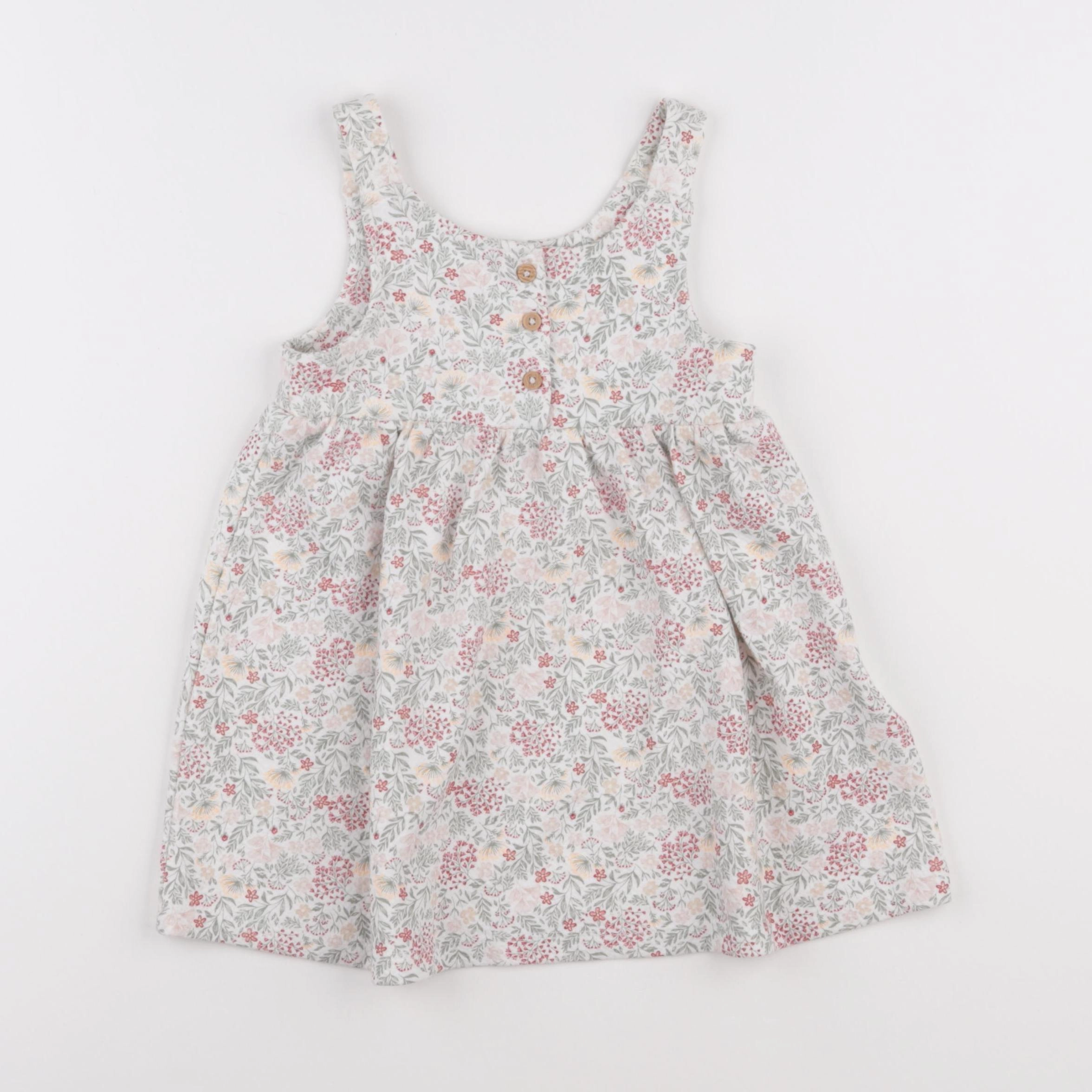 Vertbaudet - robe multicolore - 24 mois