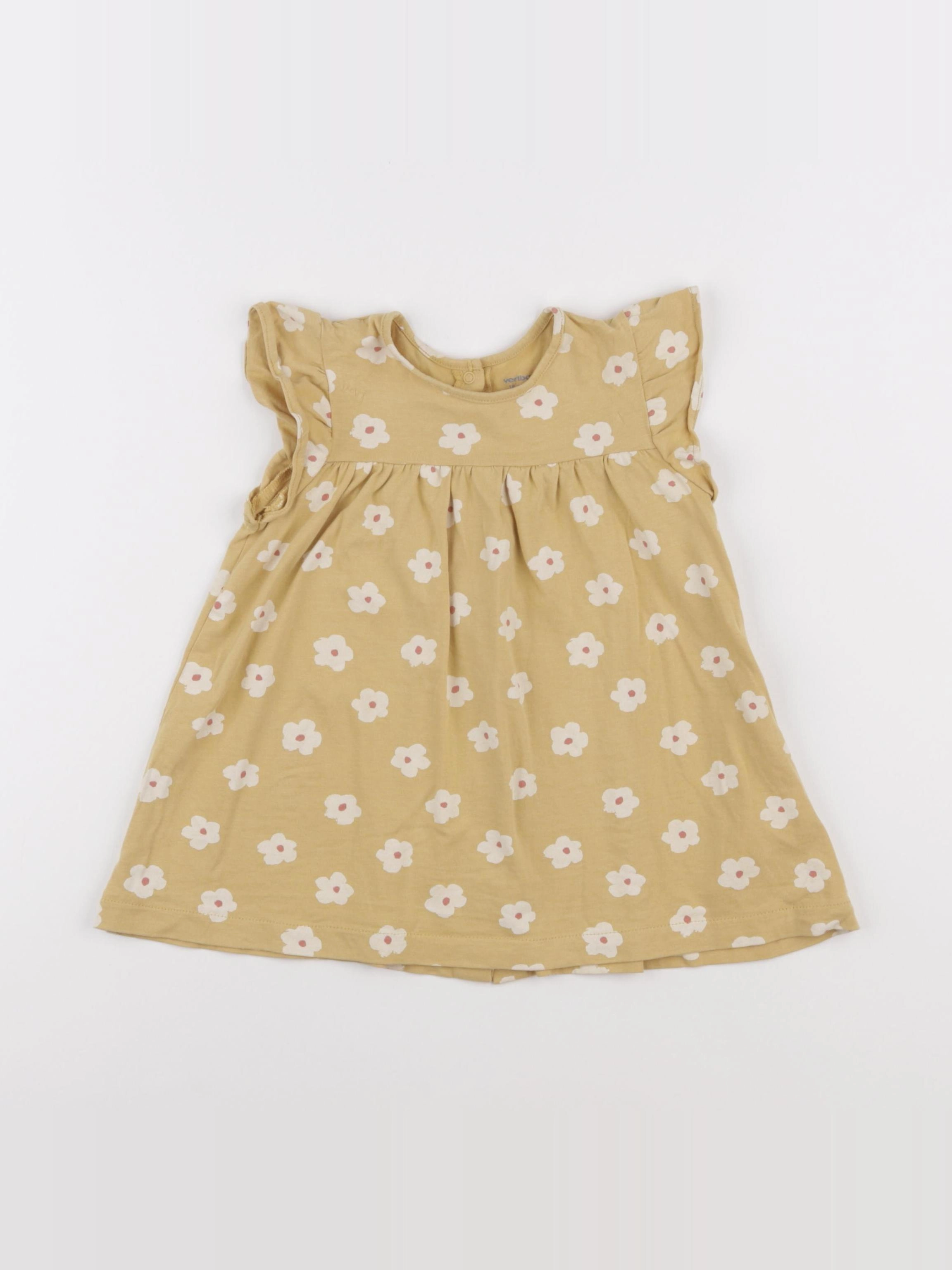 Vertbaudet - robe jaune - 18 mois