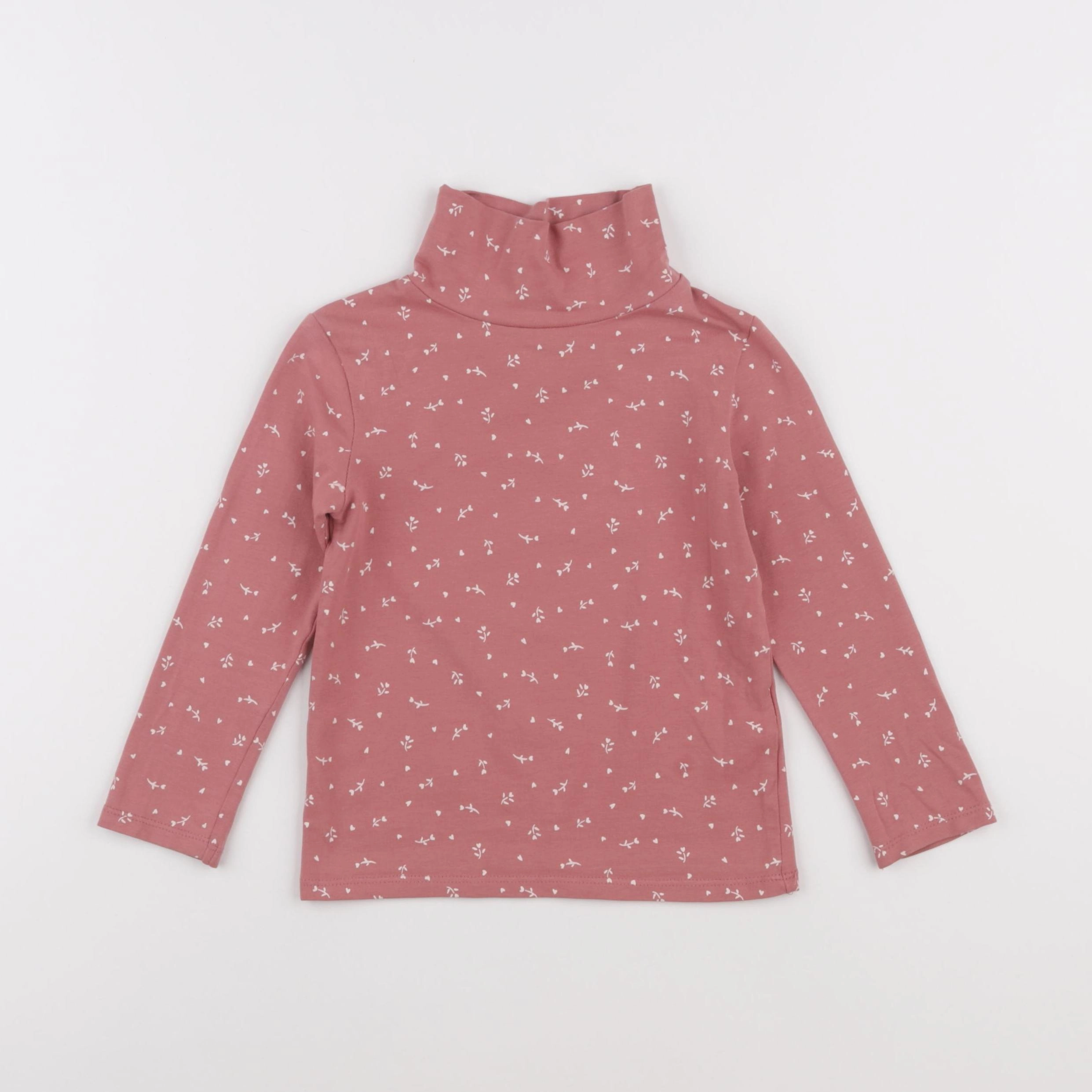 Vertbaudet - sous-pull rose - 3 ans