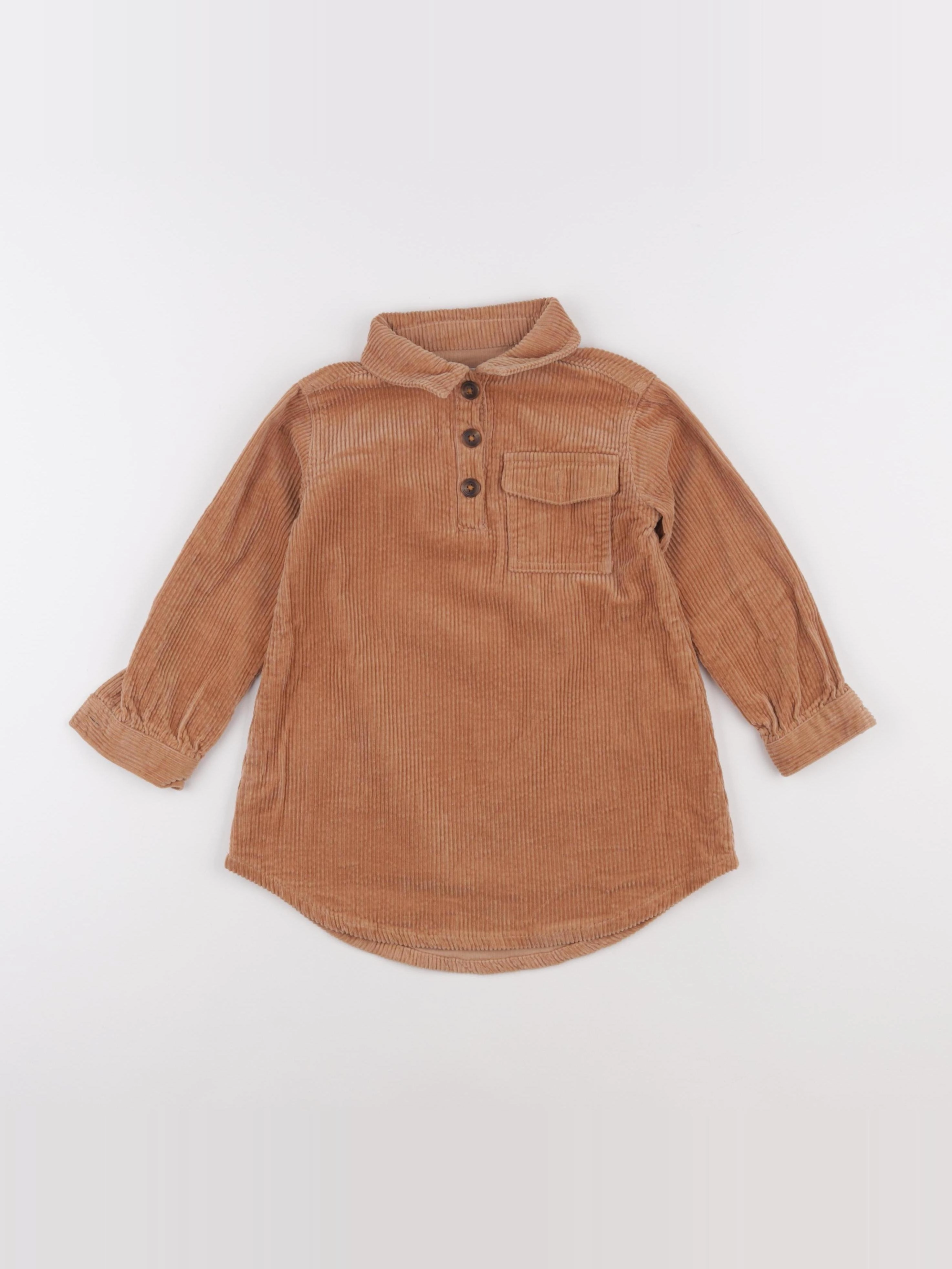 Vertbaudet - robe marron - 3 ans