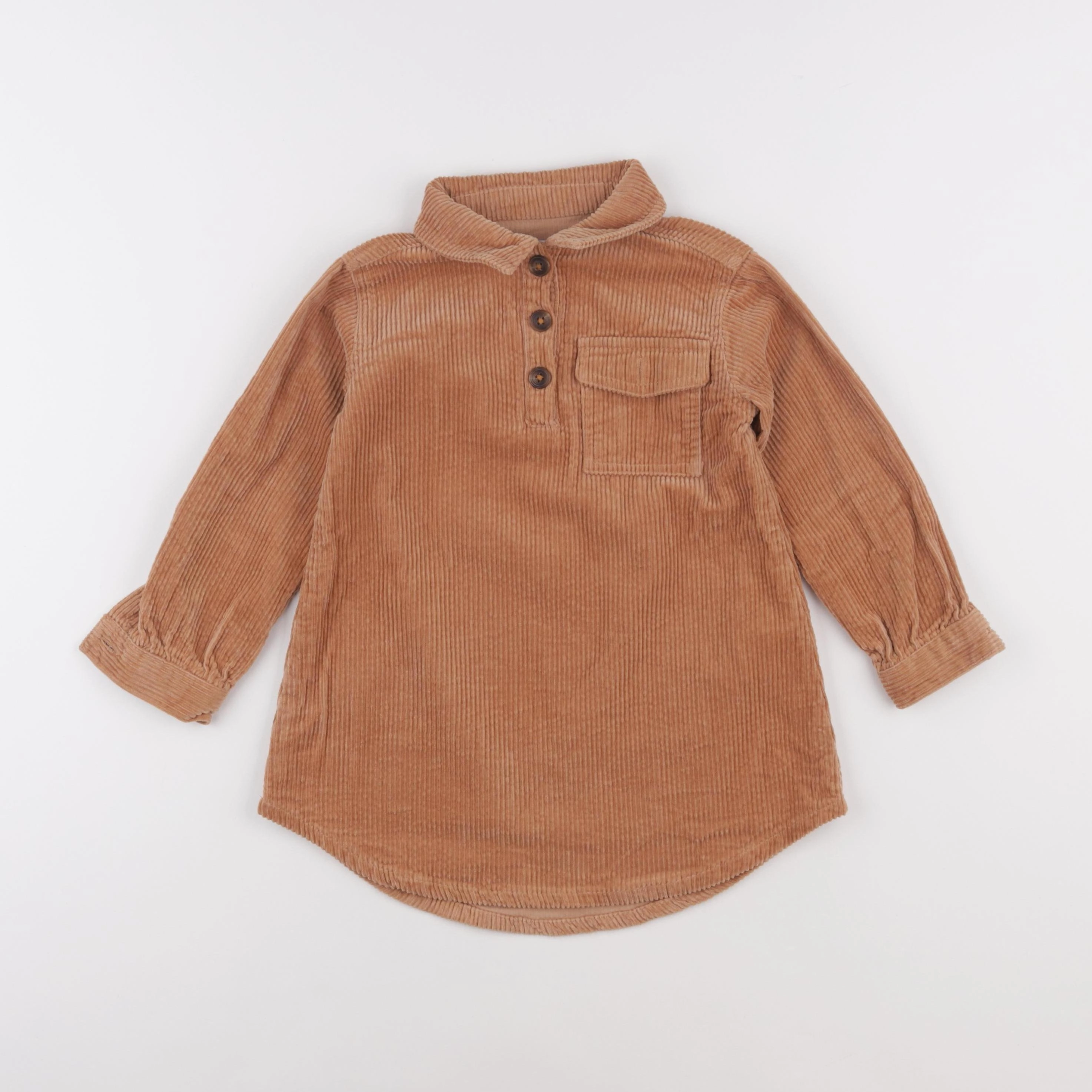 Vertbaudet - robe marron - 3 ans