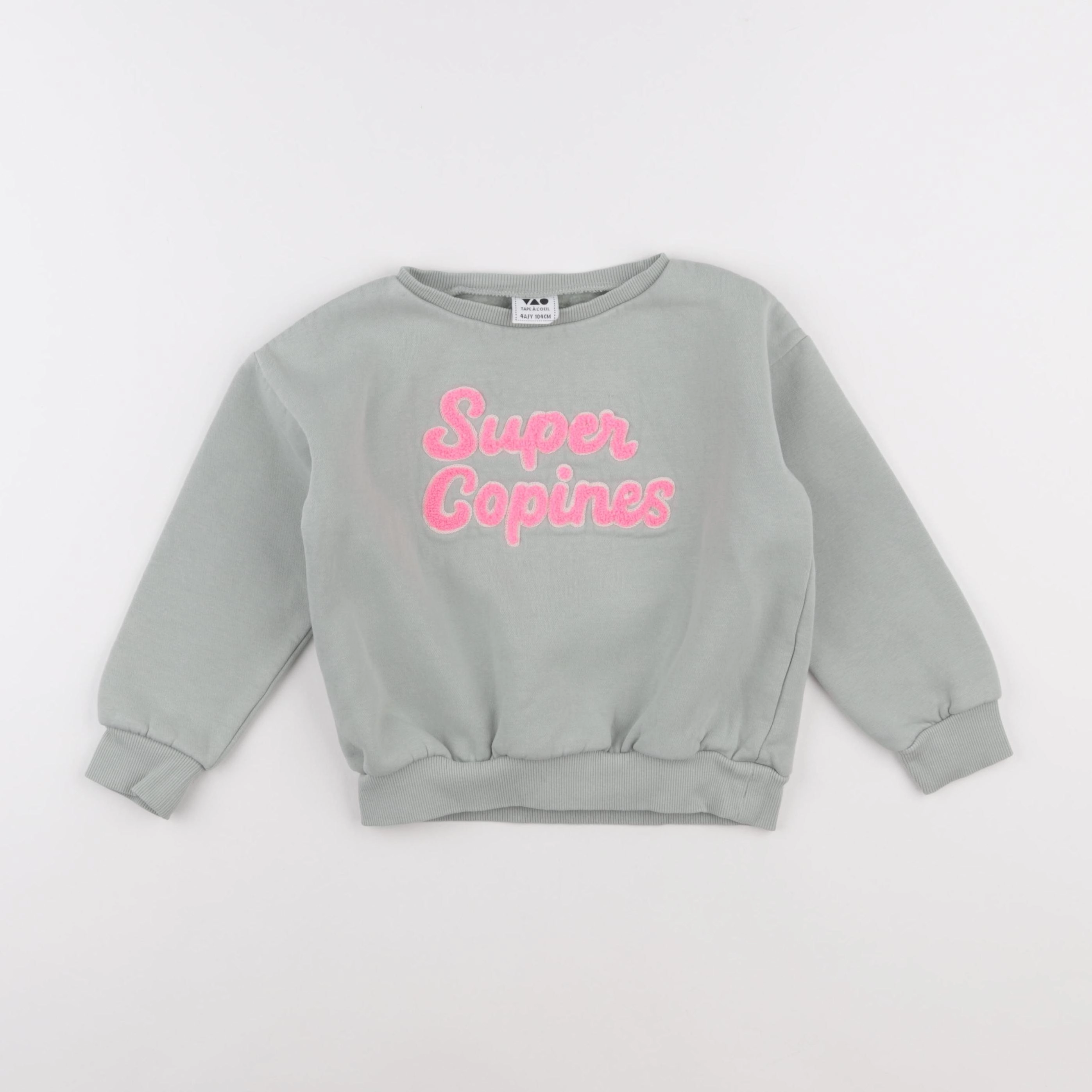 Tape à l'oeil - sweat vert - 4 ans