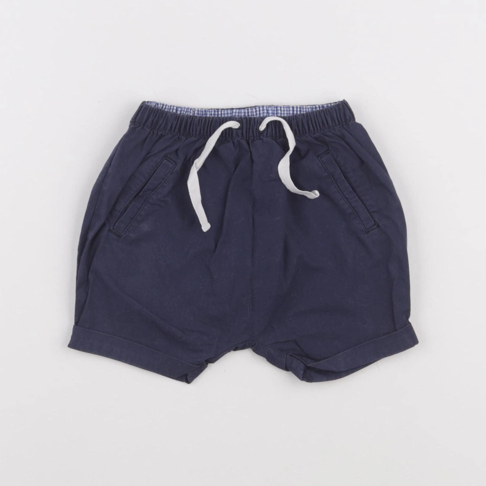 Cyrillus - short bleu - 12 mois