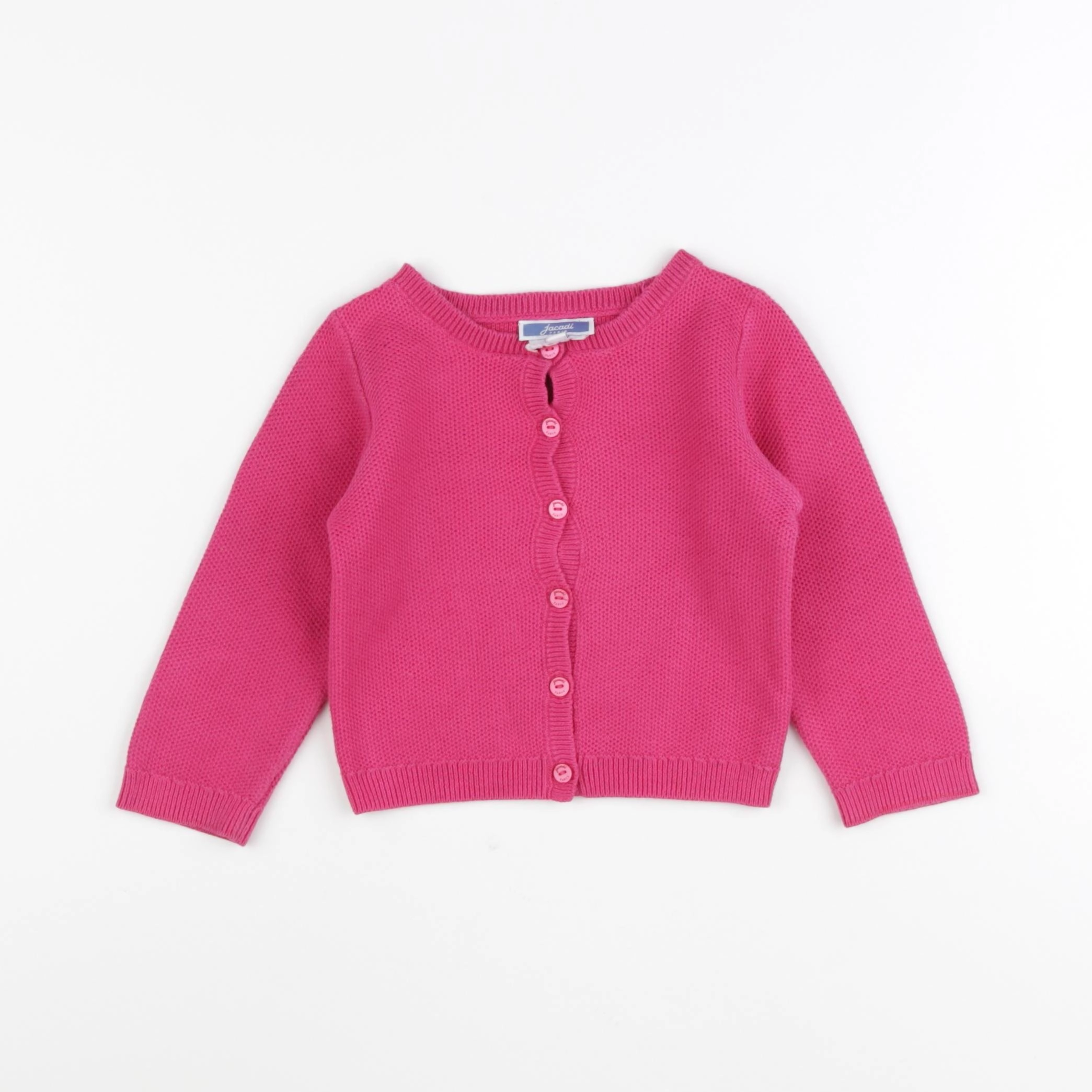 Jacadi - gilet rose - 24 mois