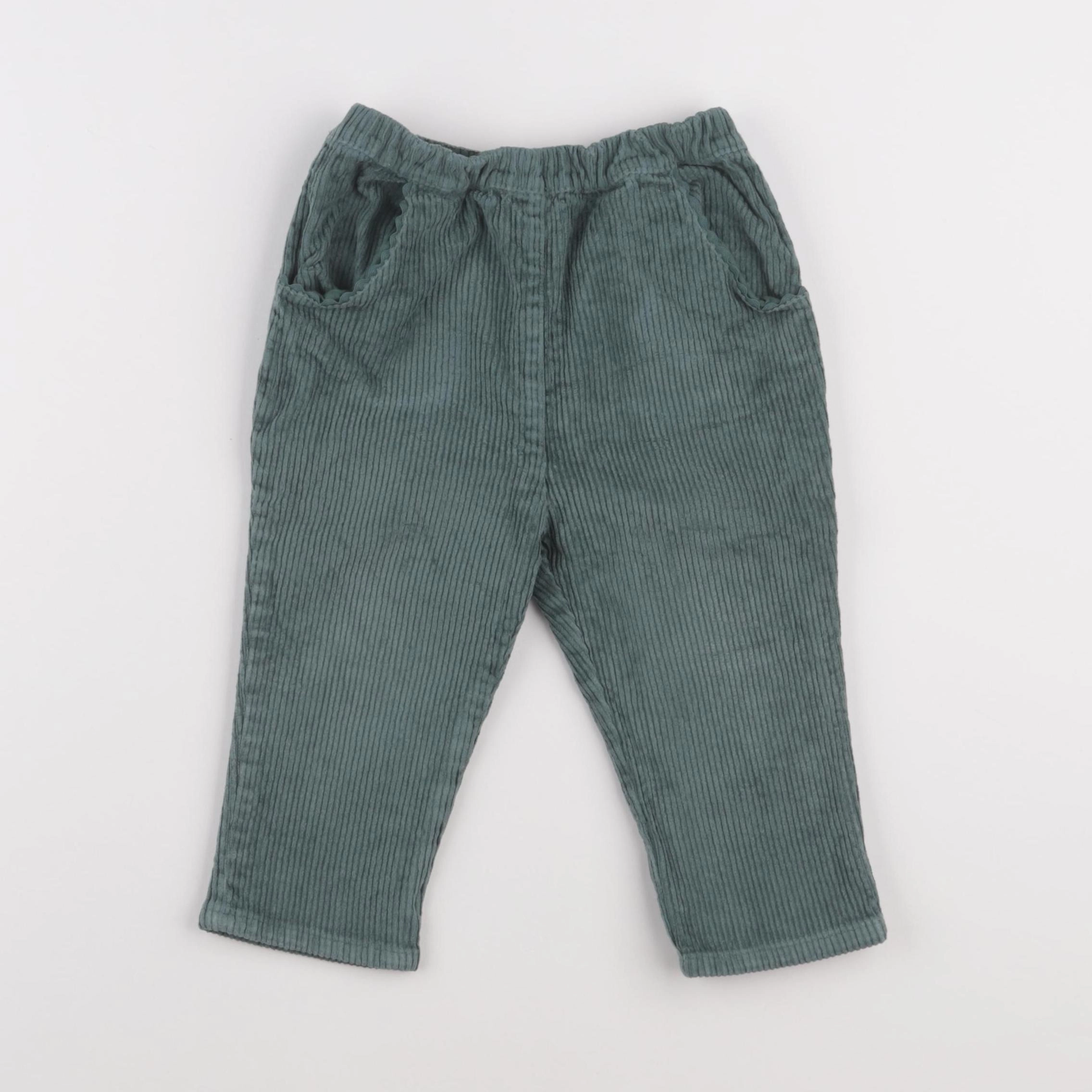 Cyrillus - pantalon vert - 24 mois