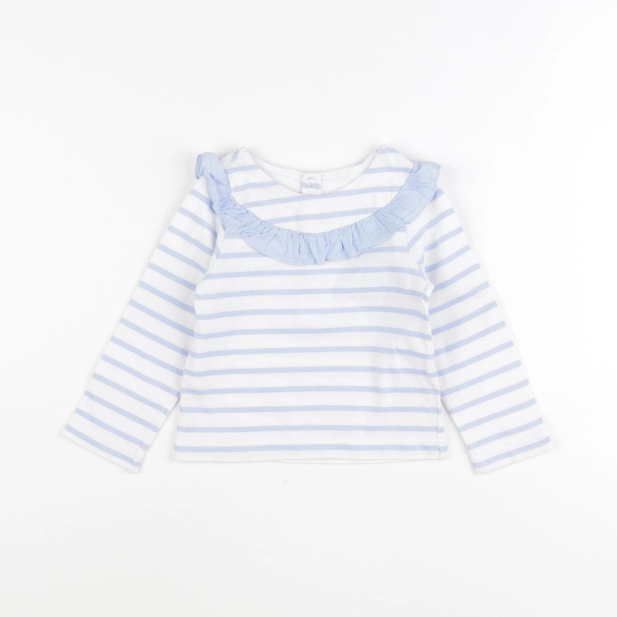 Jacadi - tee-shirt bleu - 18 mois