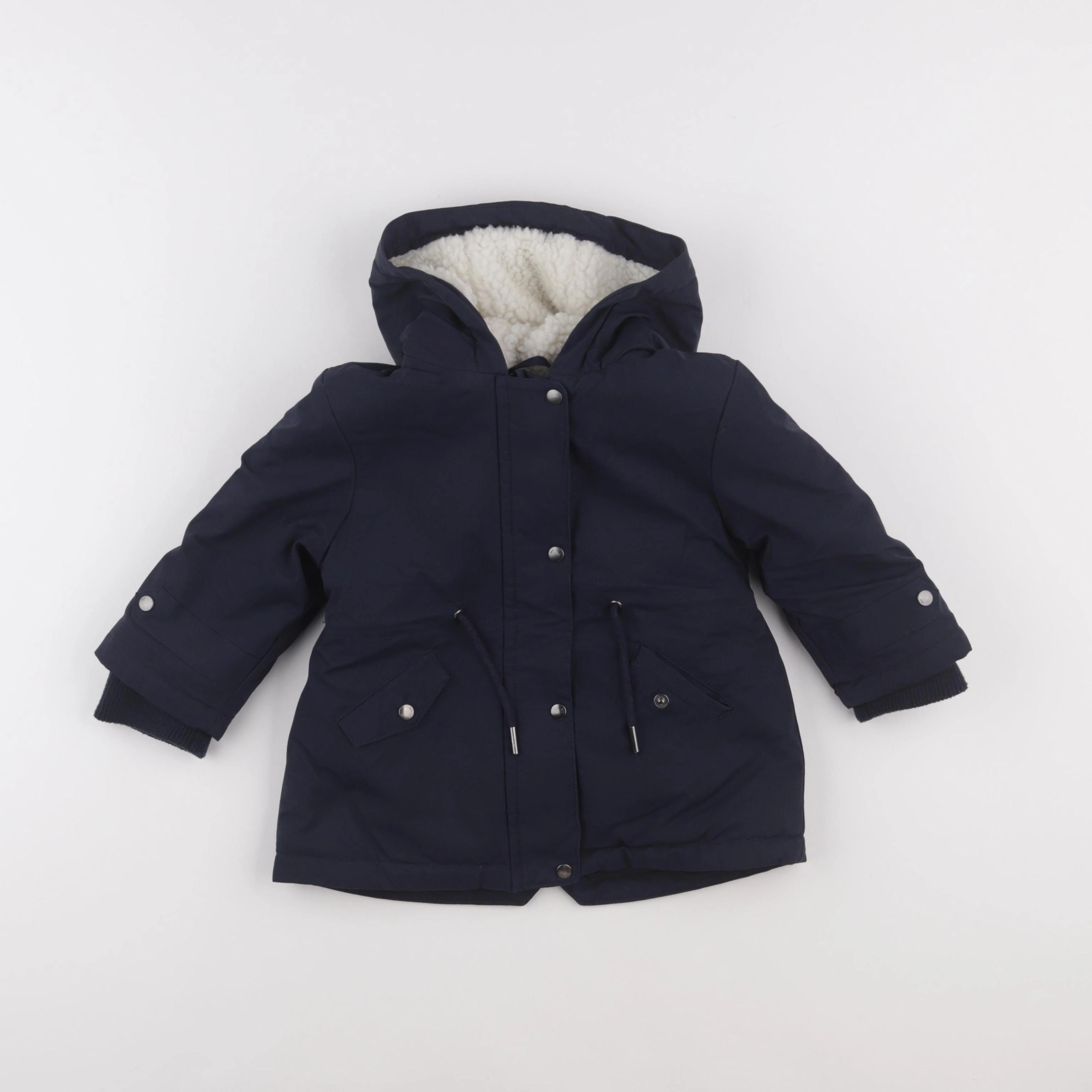 Cyrillus - parka bleu - 24 mois