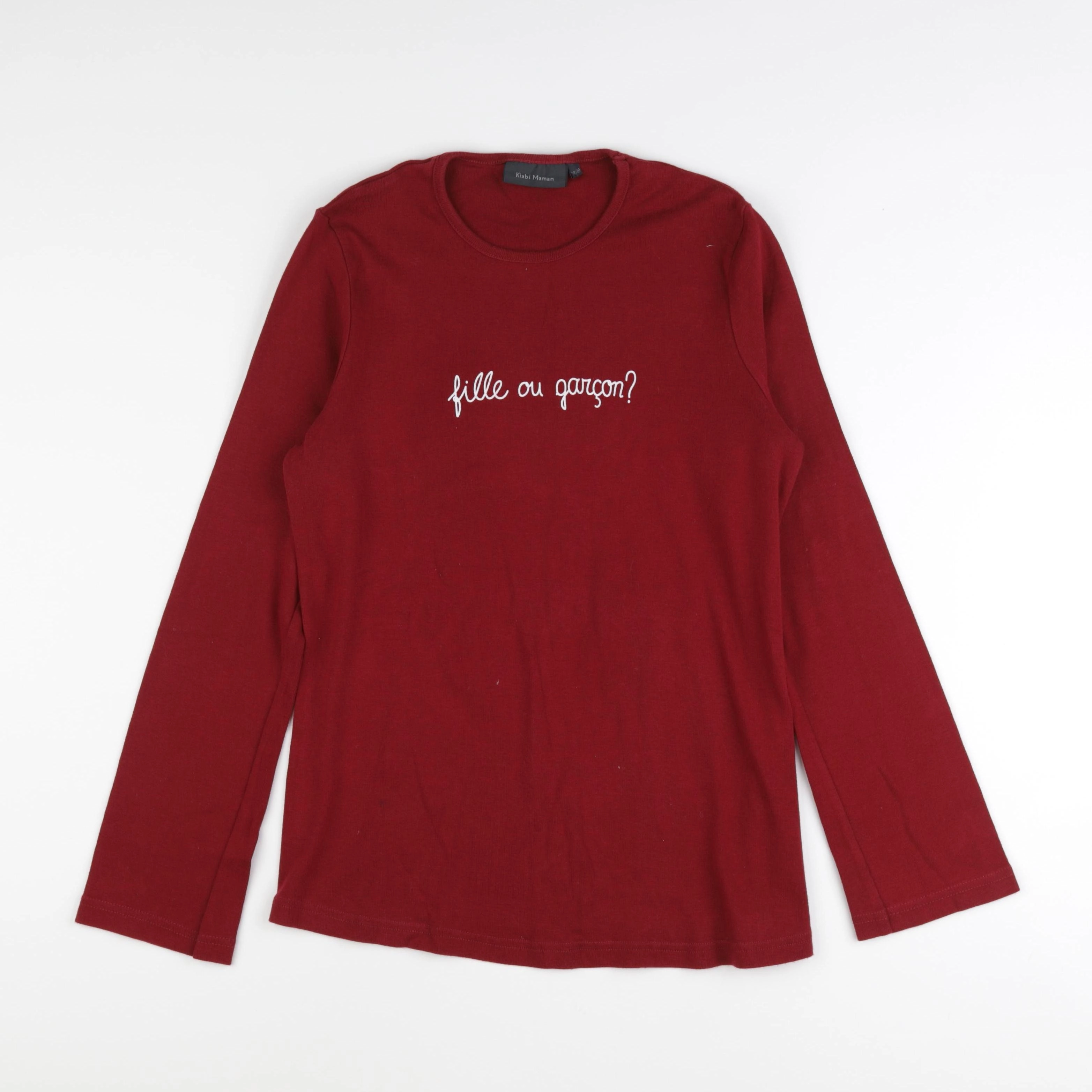 Kiabi - tee-shirt grossesse rouge - 38 à 40