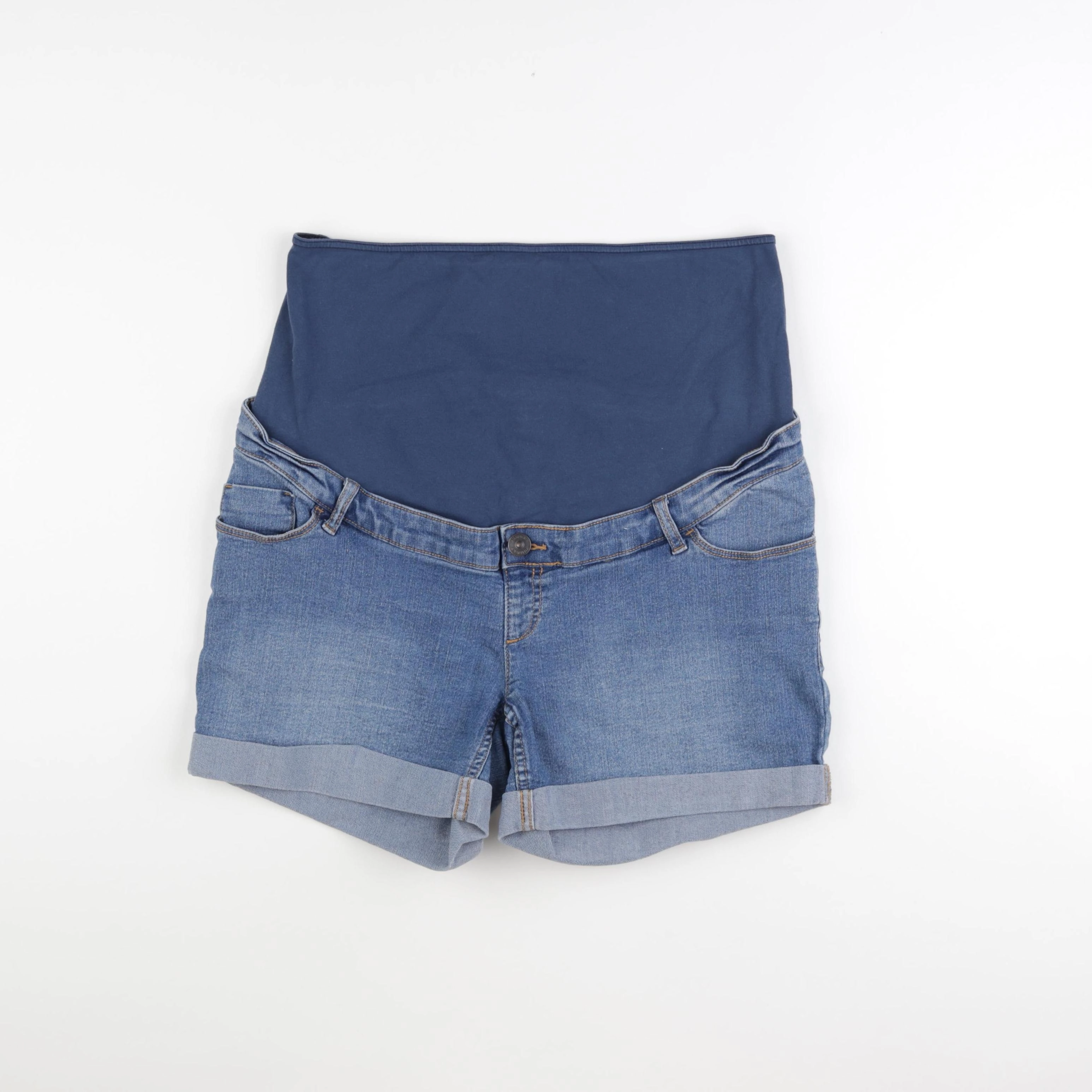Kiabi - short grossesse bleu - 42
