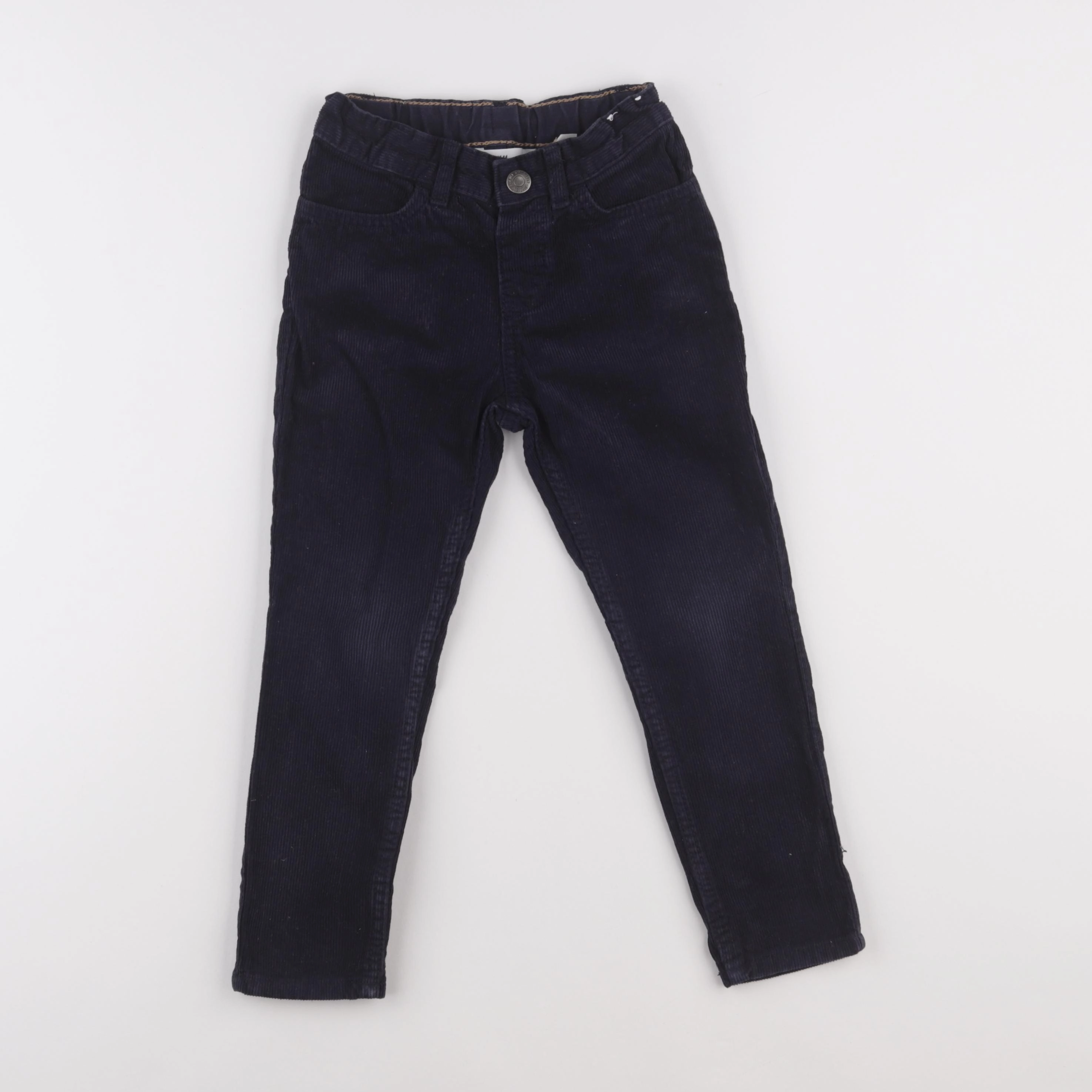 H&M - pantalon bleu - 4/5 ans