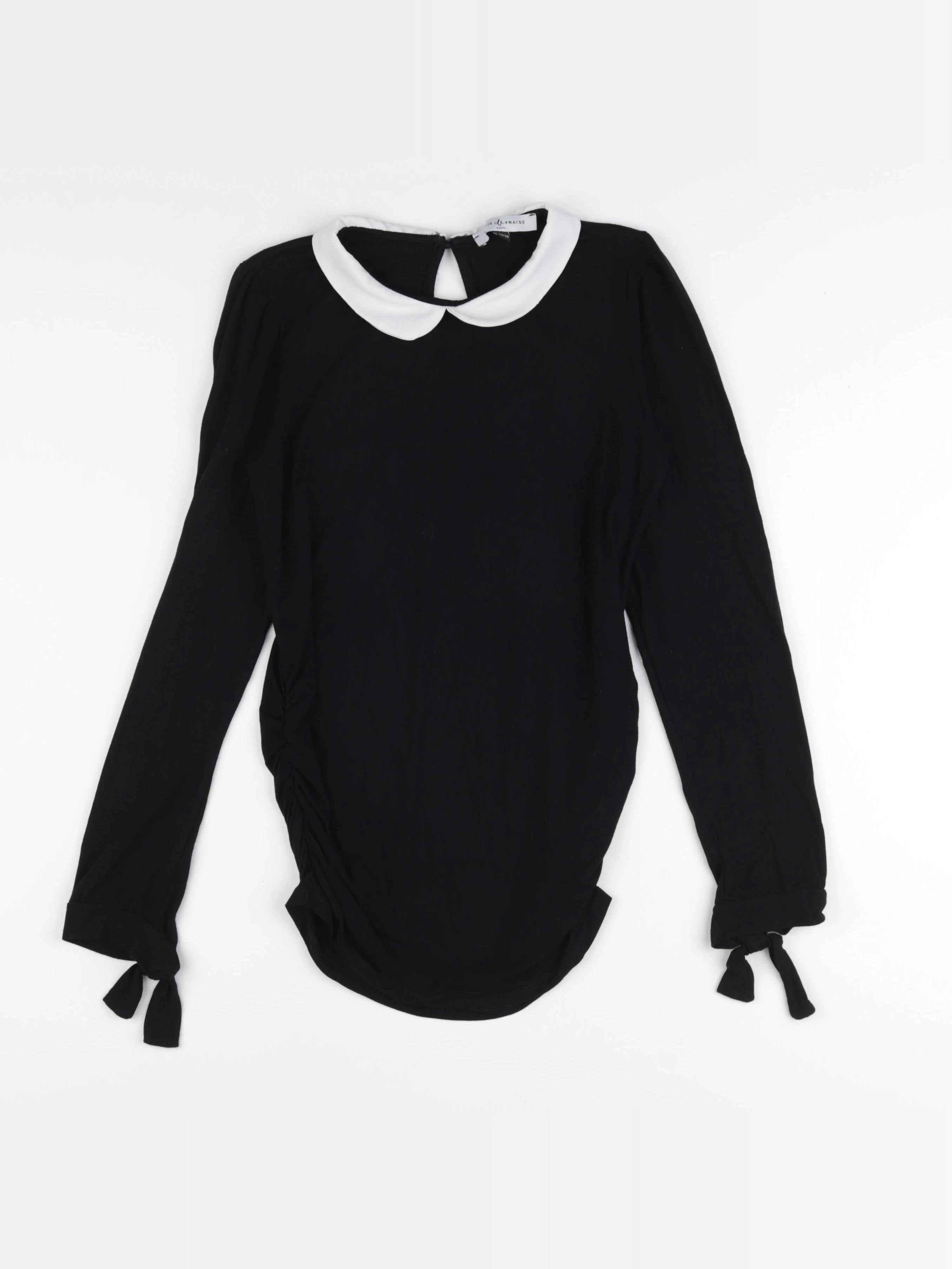 Envie de fraise - blouse grossesse noir - 34 à 36