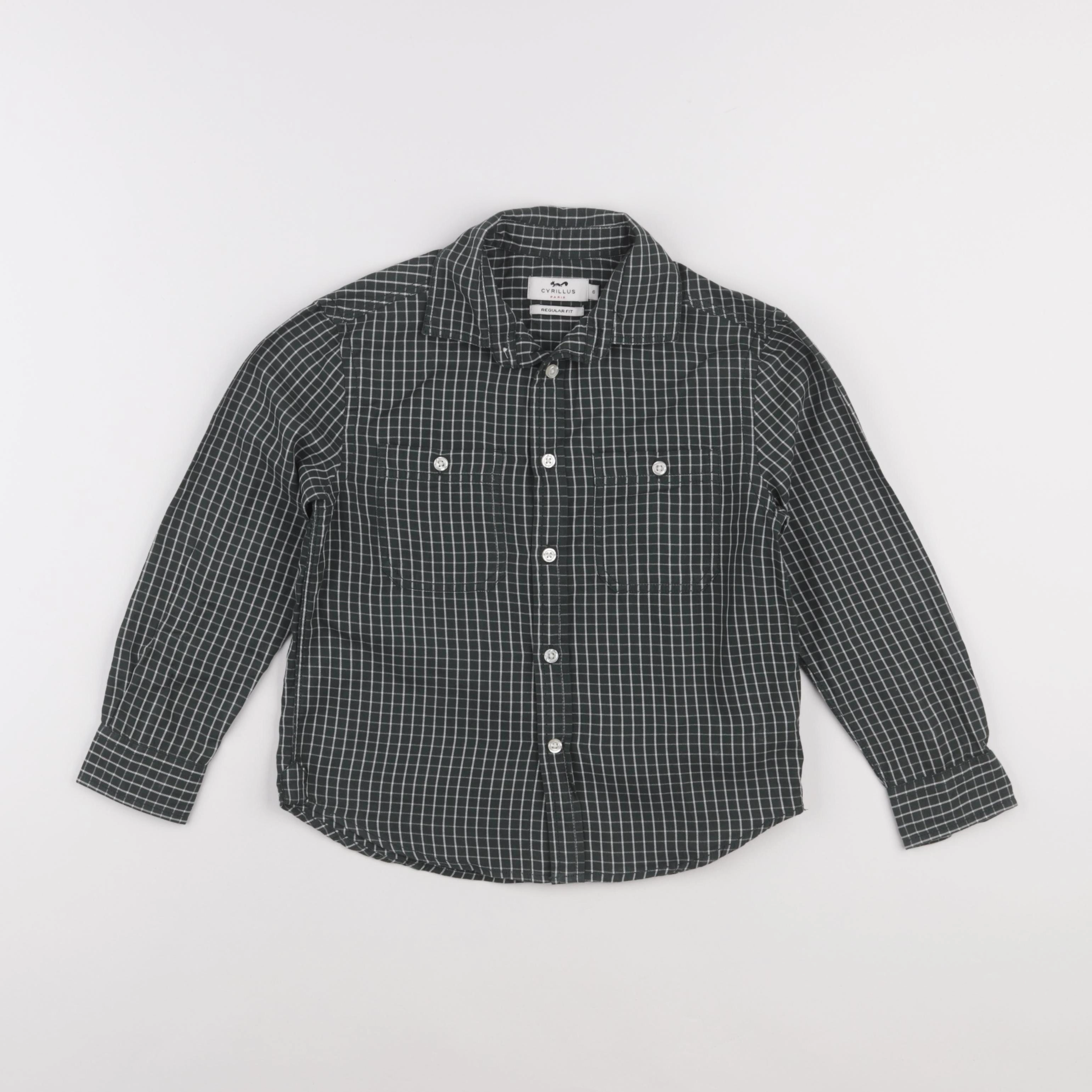 Cyrillus - chemise vert - 6 ans