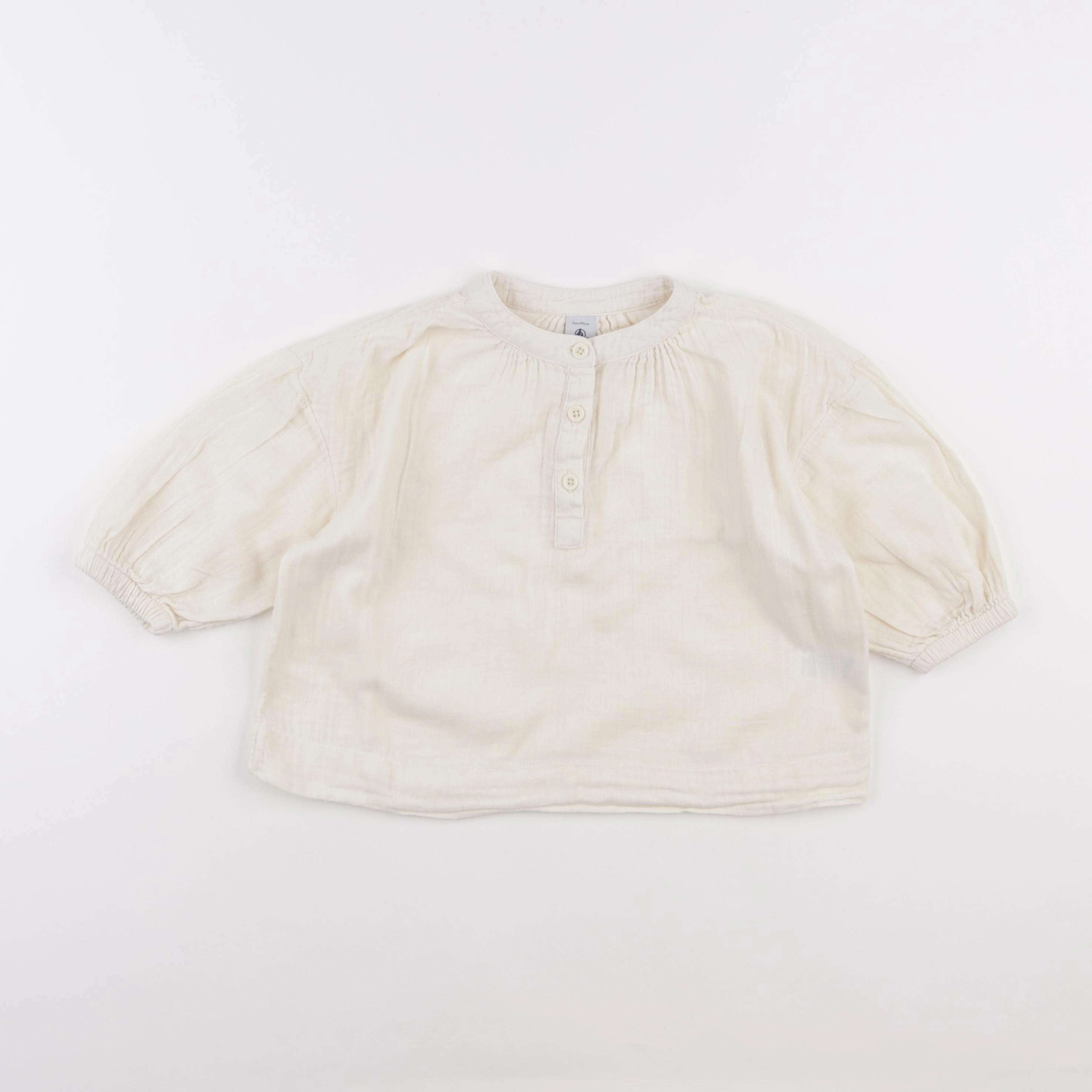 Petit Bateau - blouse beige - 3 ans