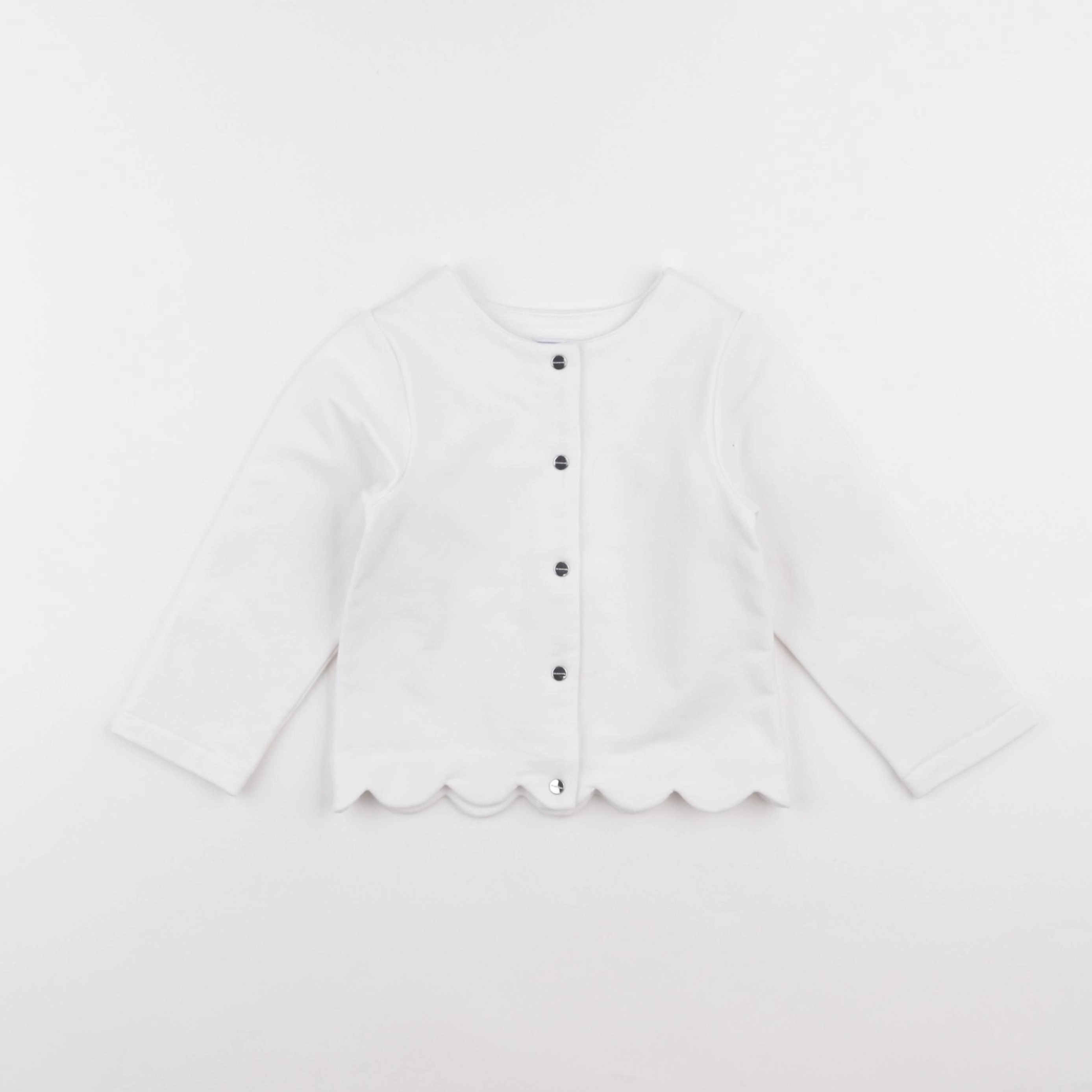 Jacadi - gilet blanc - 36 mois