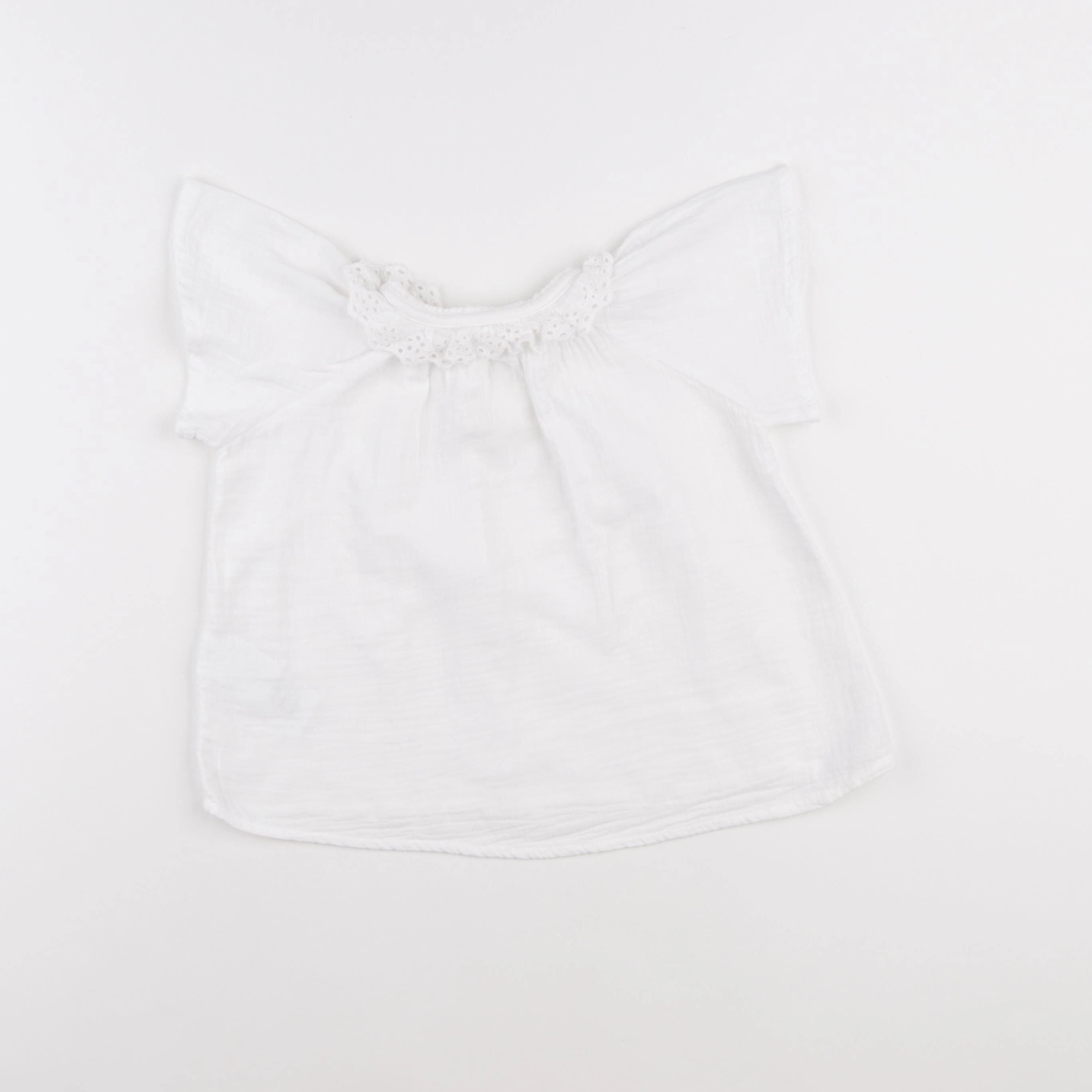 Vertbaudet - blouse blanc - 4 ans