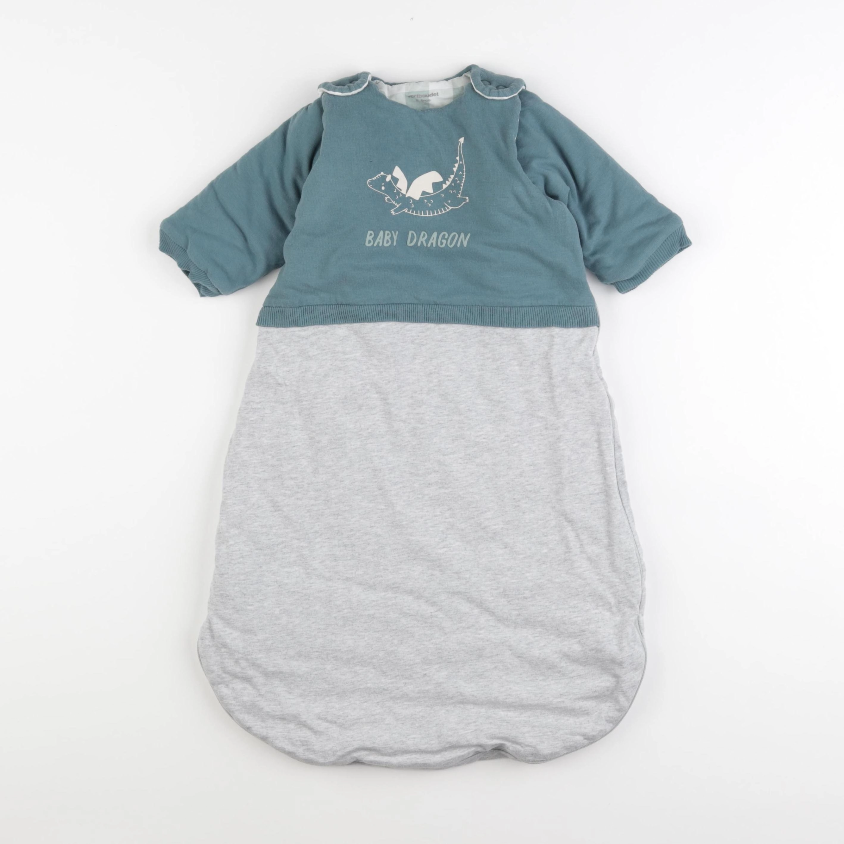 Vertbaudet - gigoteuse gris, vert - 0/6 mois