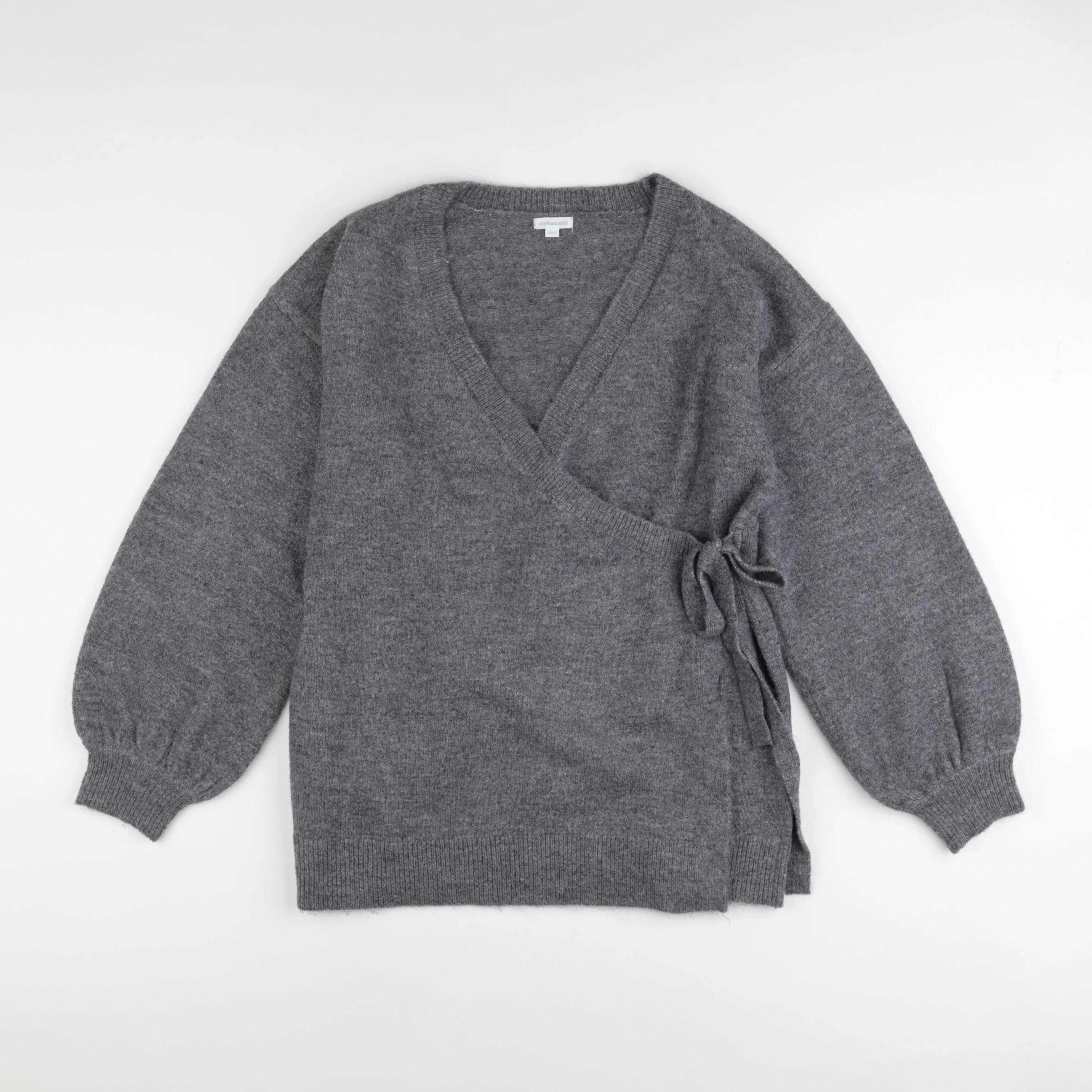 Vertbaudet - pull grossesse gris - 38 à 40