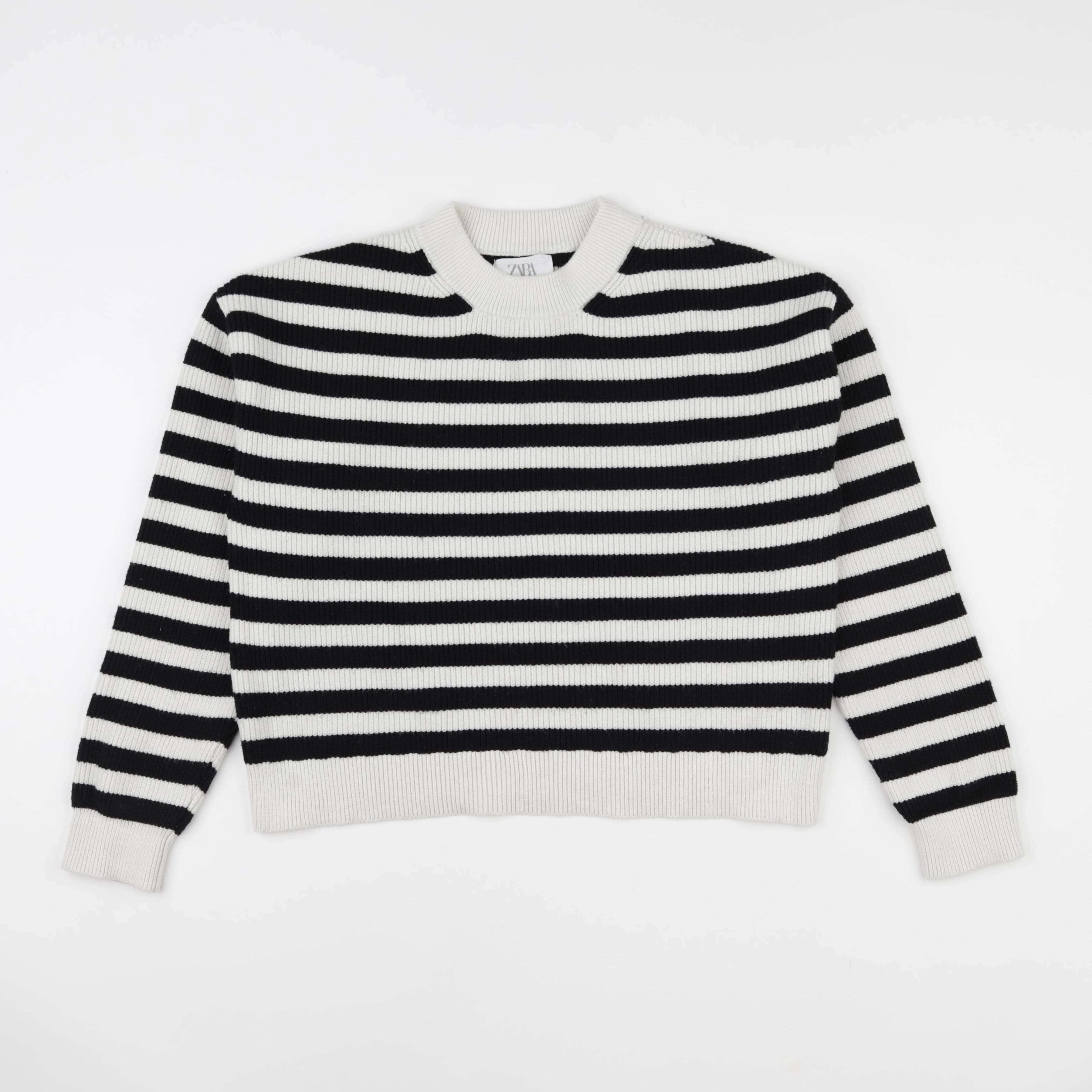 Zara - pull beige, noir - 13/14 ans
