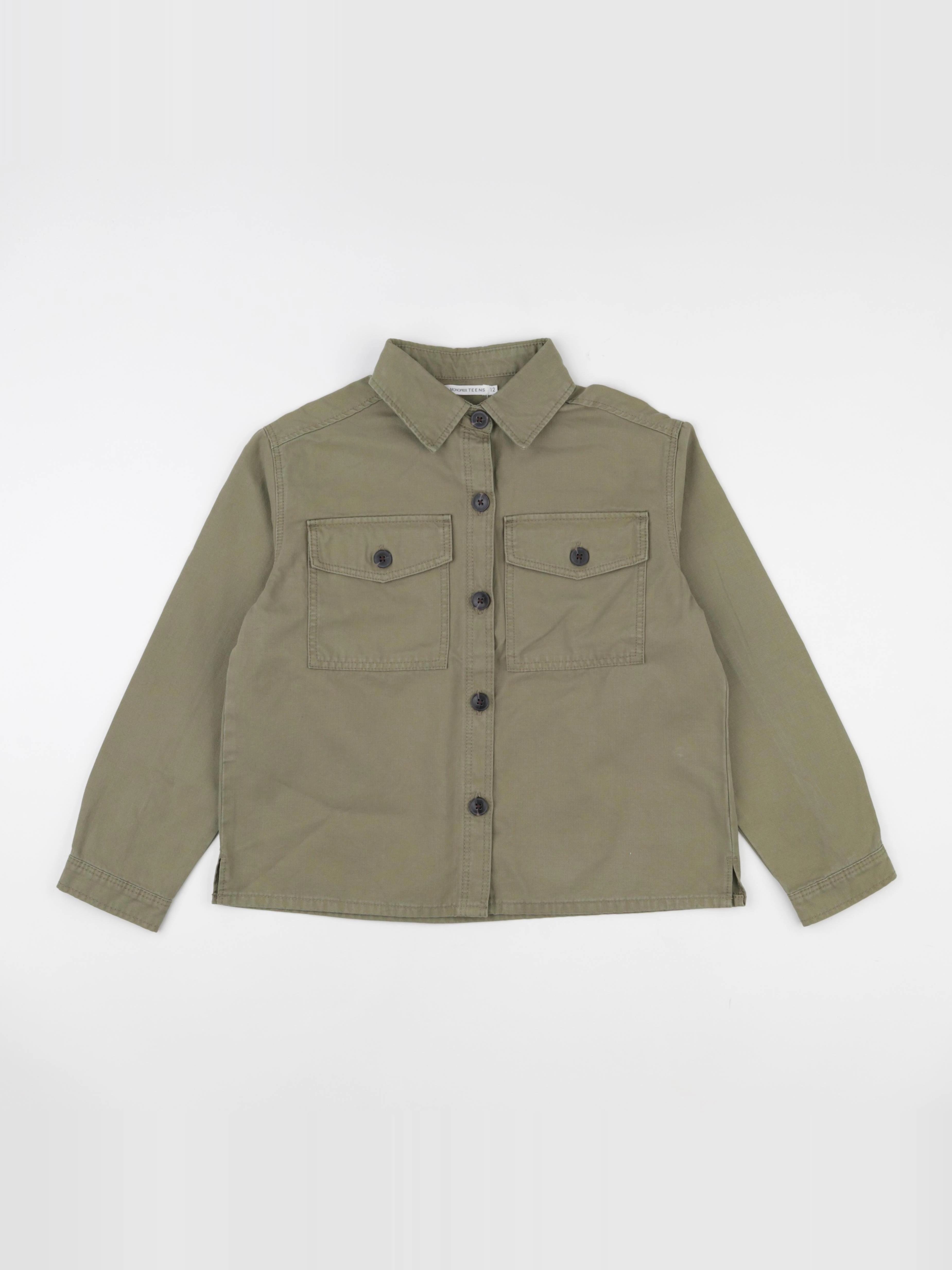 Monoprix - veste vert - 12 ans