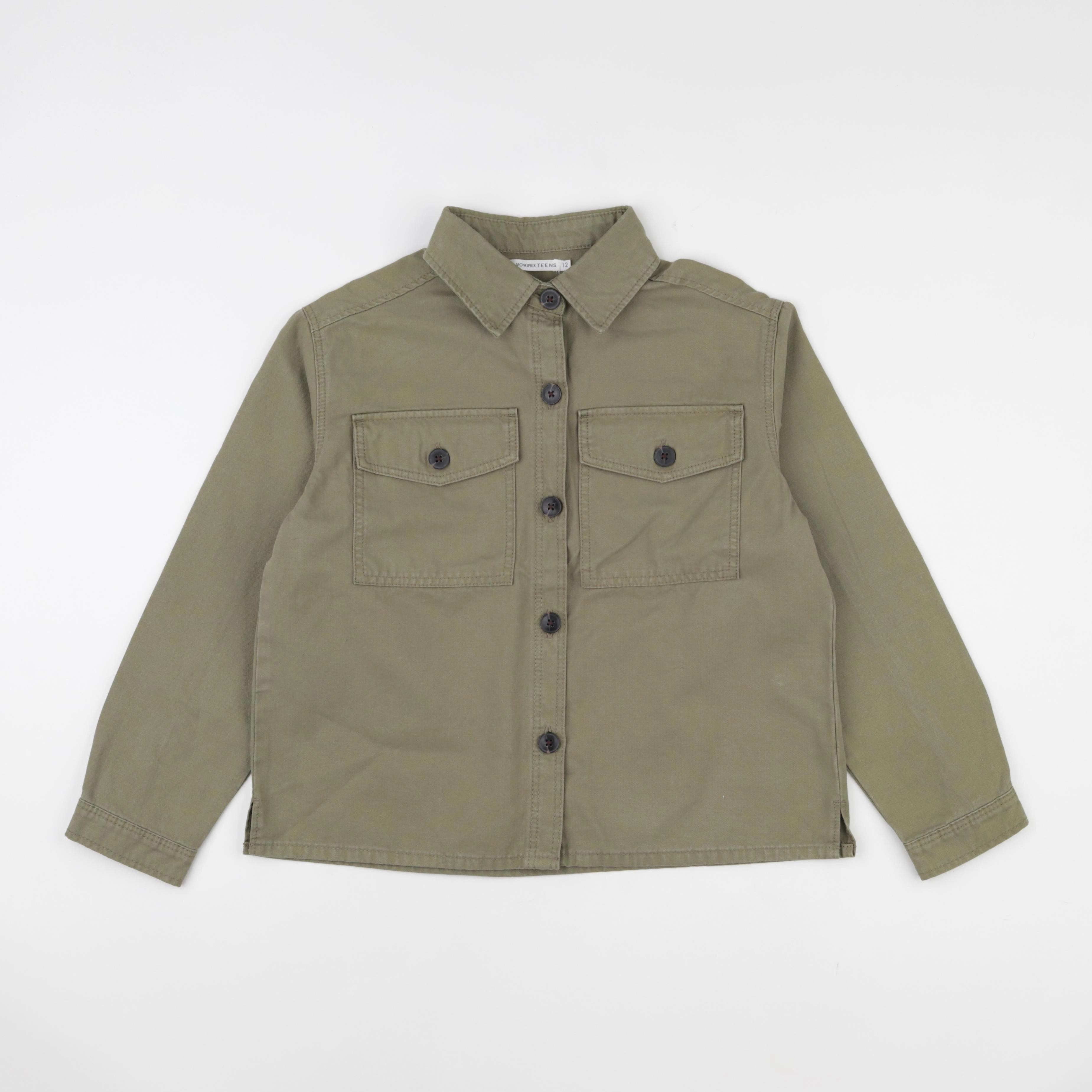 Monoprix - veste vert - 12 ans