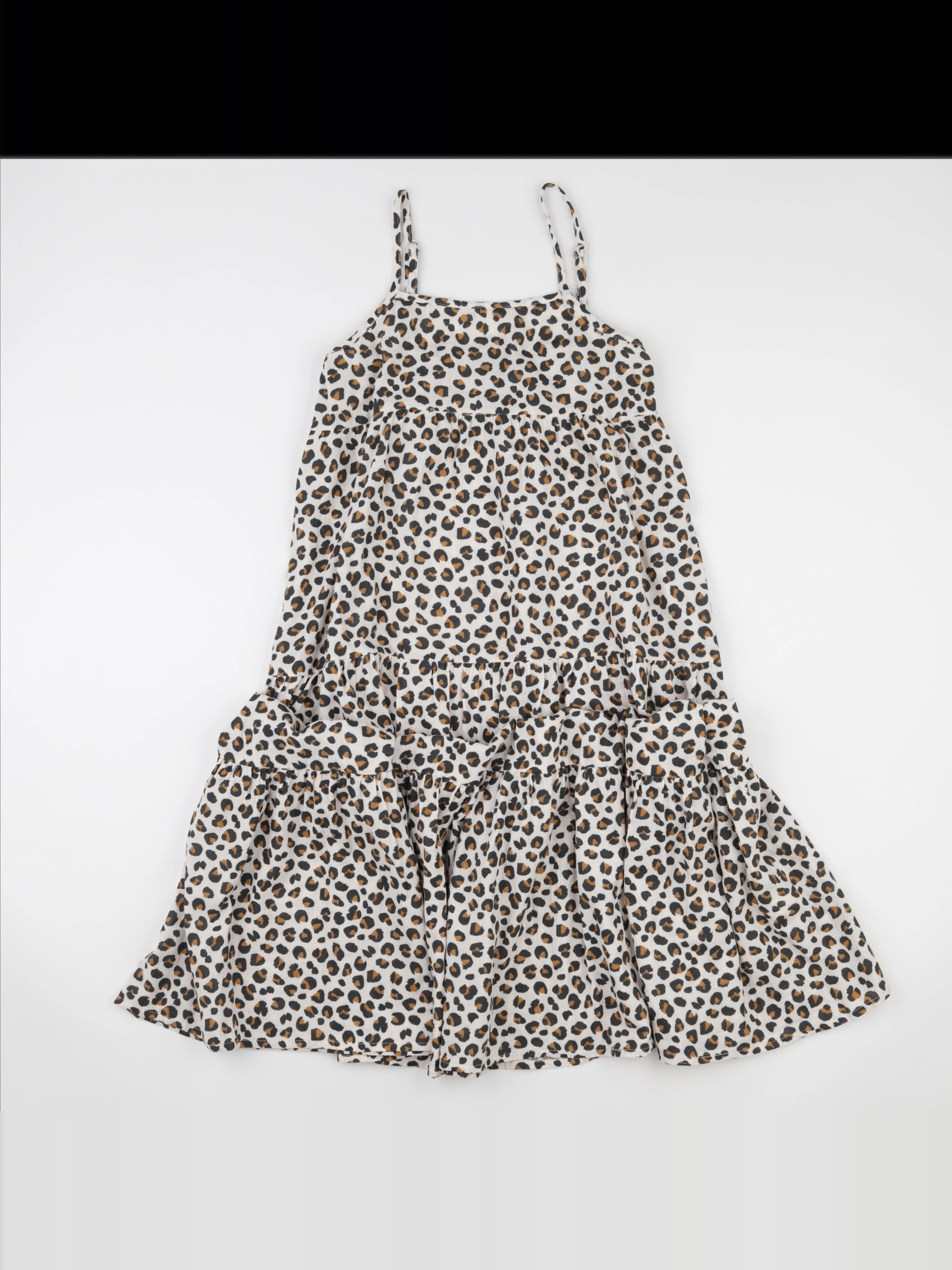 Monoprix - robe beige, marron - 14 ans