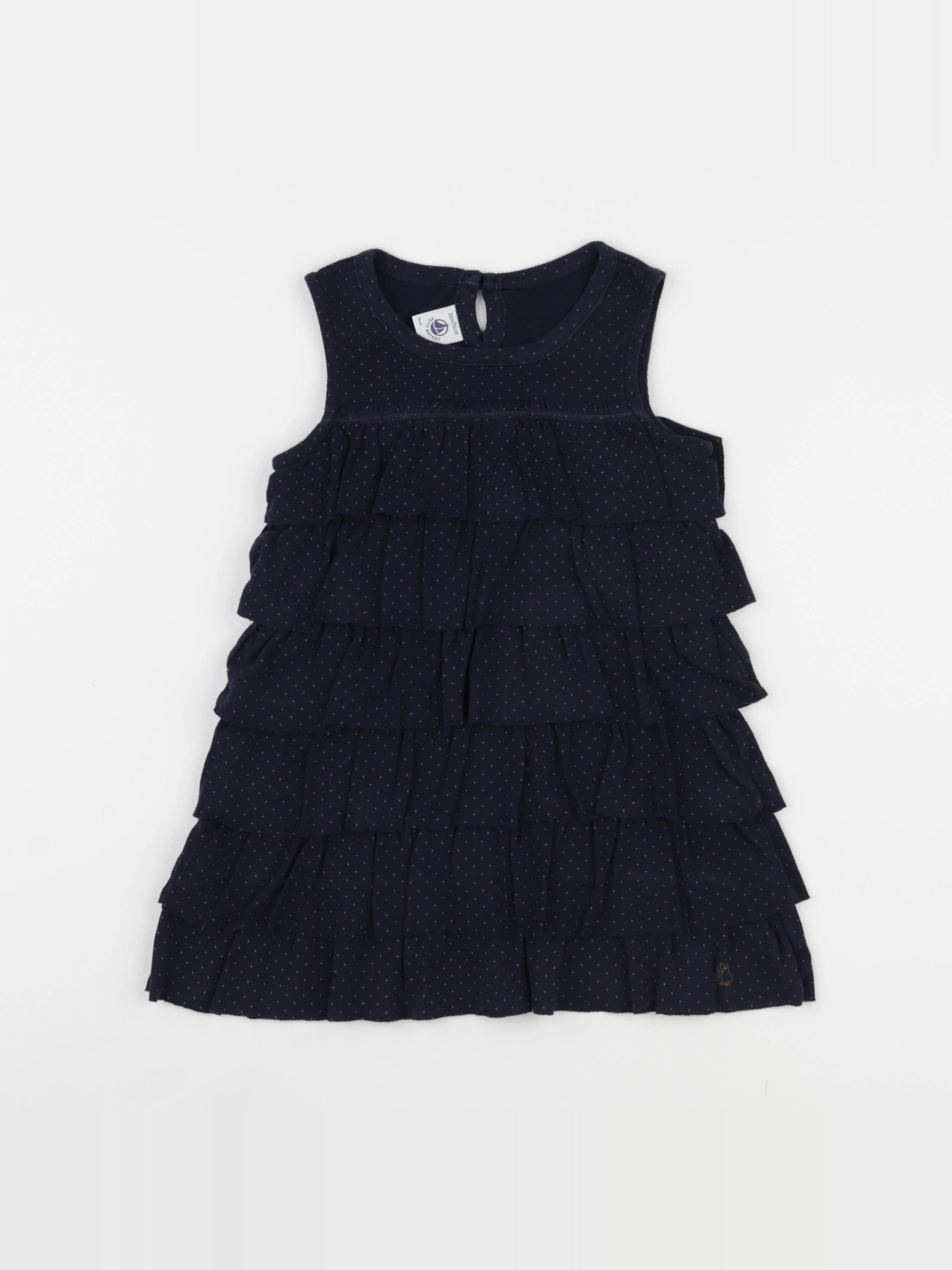 Petit Bateau - robe bleu - 3 ans