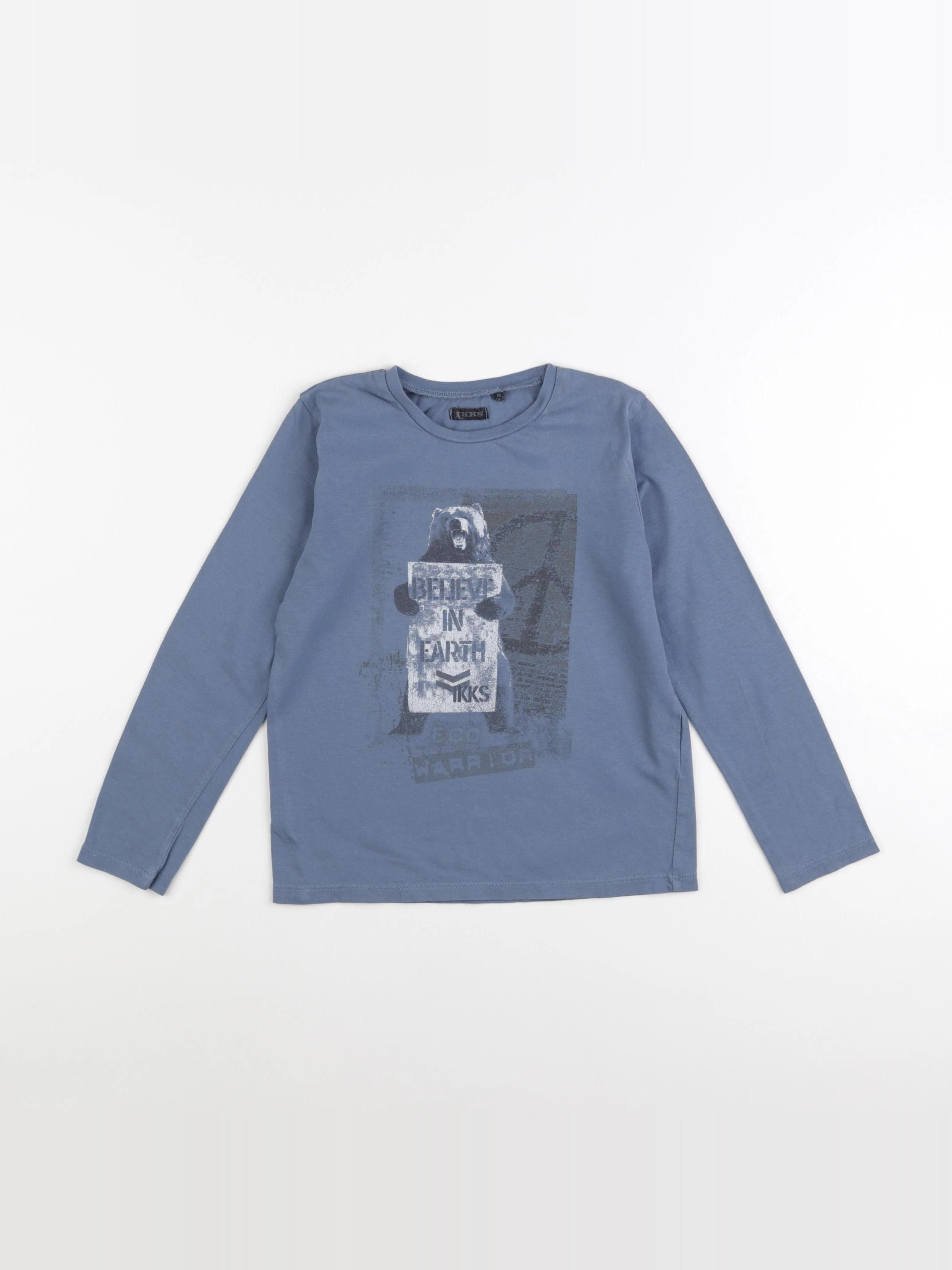 IKKS - tee-shirt bleu - 6 ans