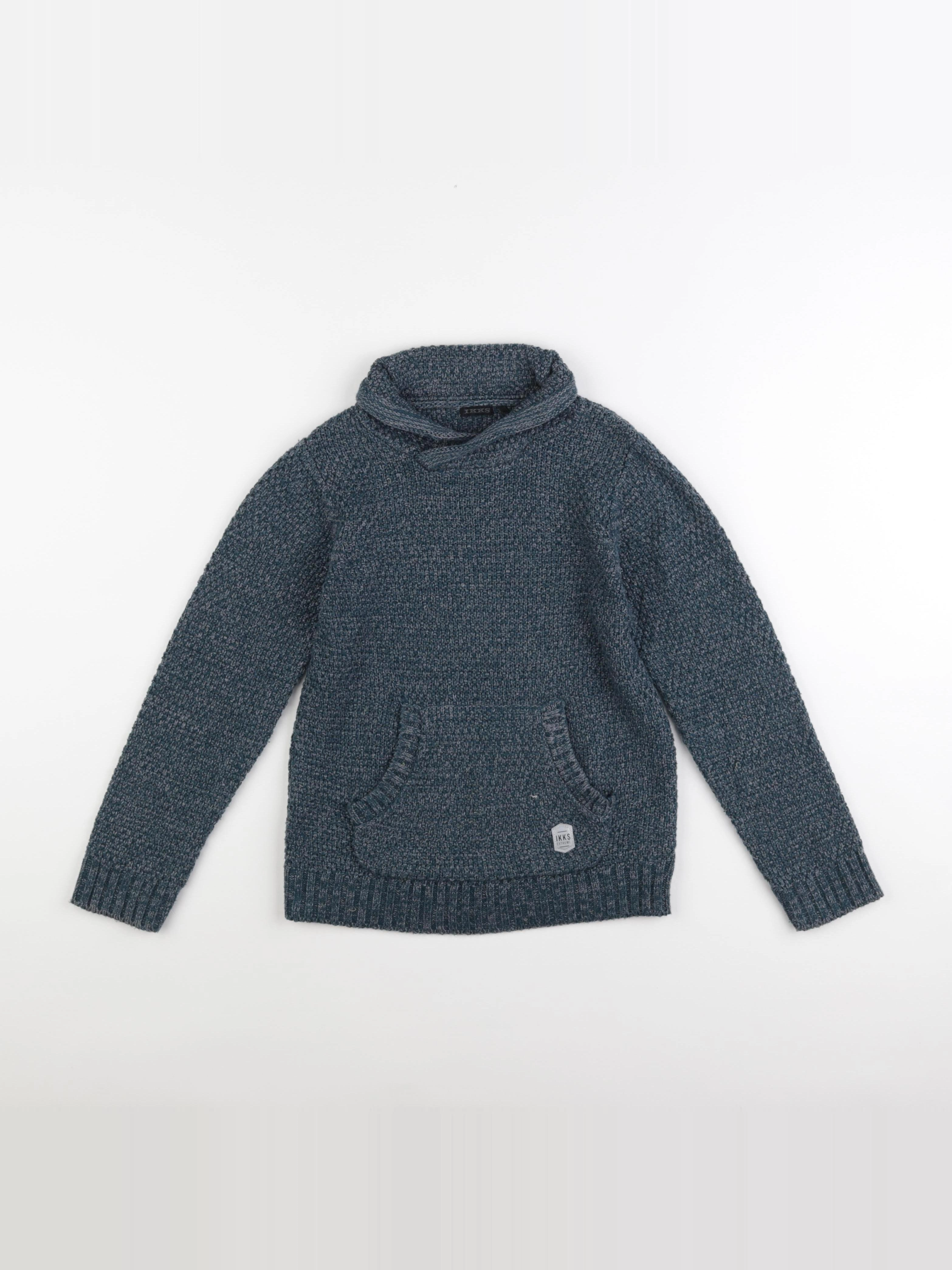 IKKS - pull bleu - 8 ans