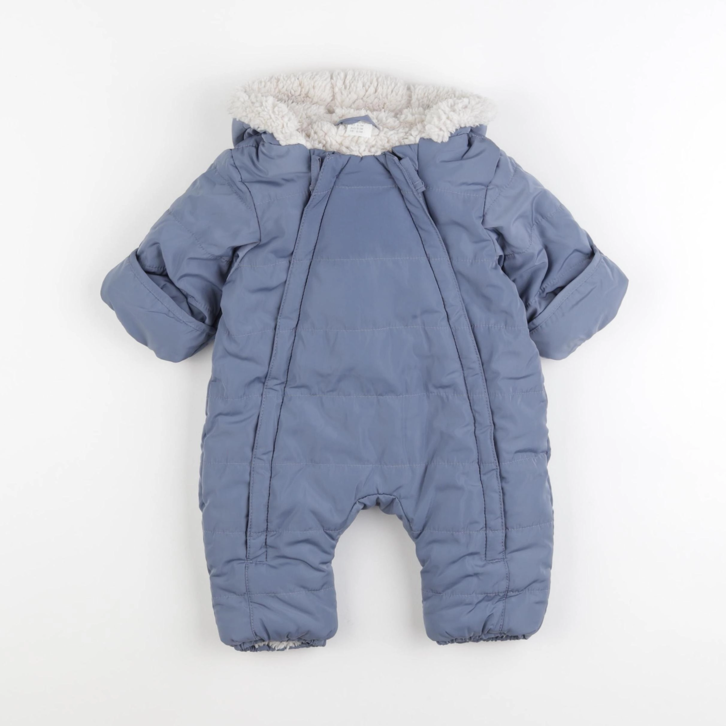 H&M - combi-pilote bleu - 0/1 mois