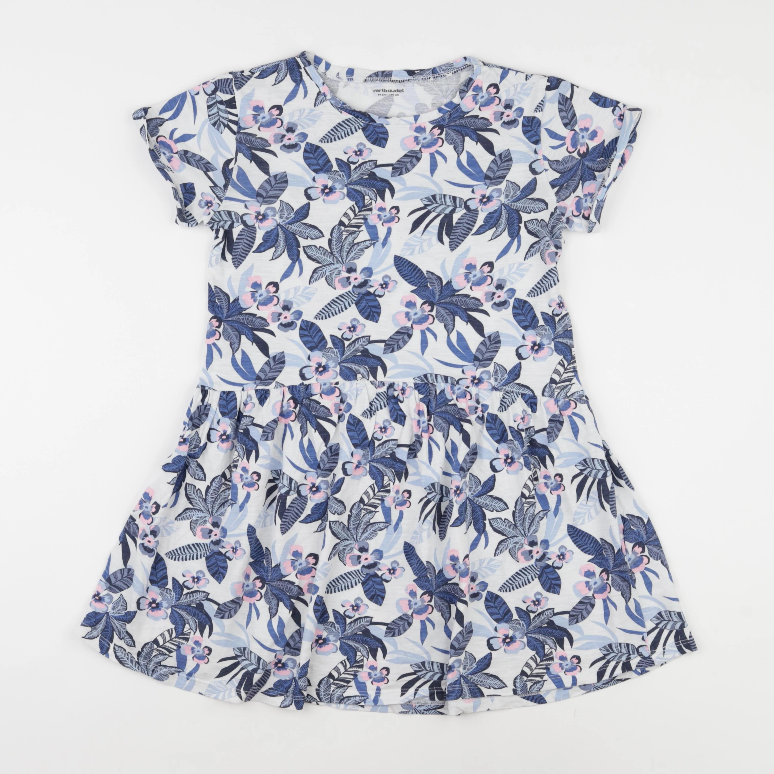 Vertbaudet - robe multicolore - 10 ans