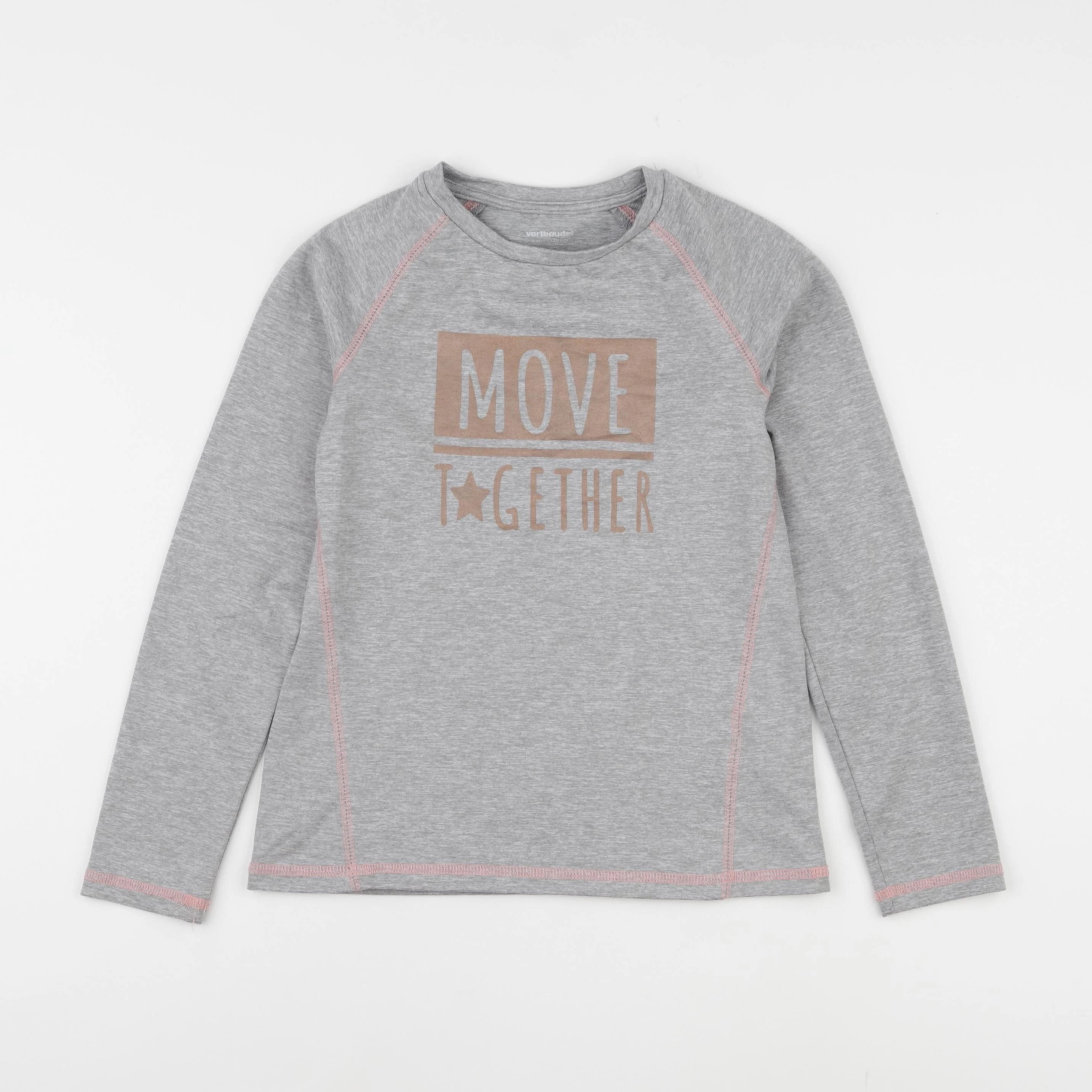 Vertbaudet - tee-shirt gris - 8 ans