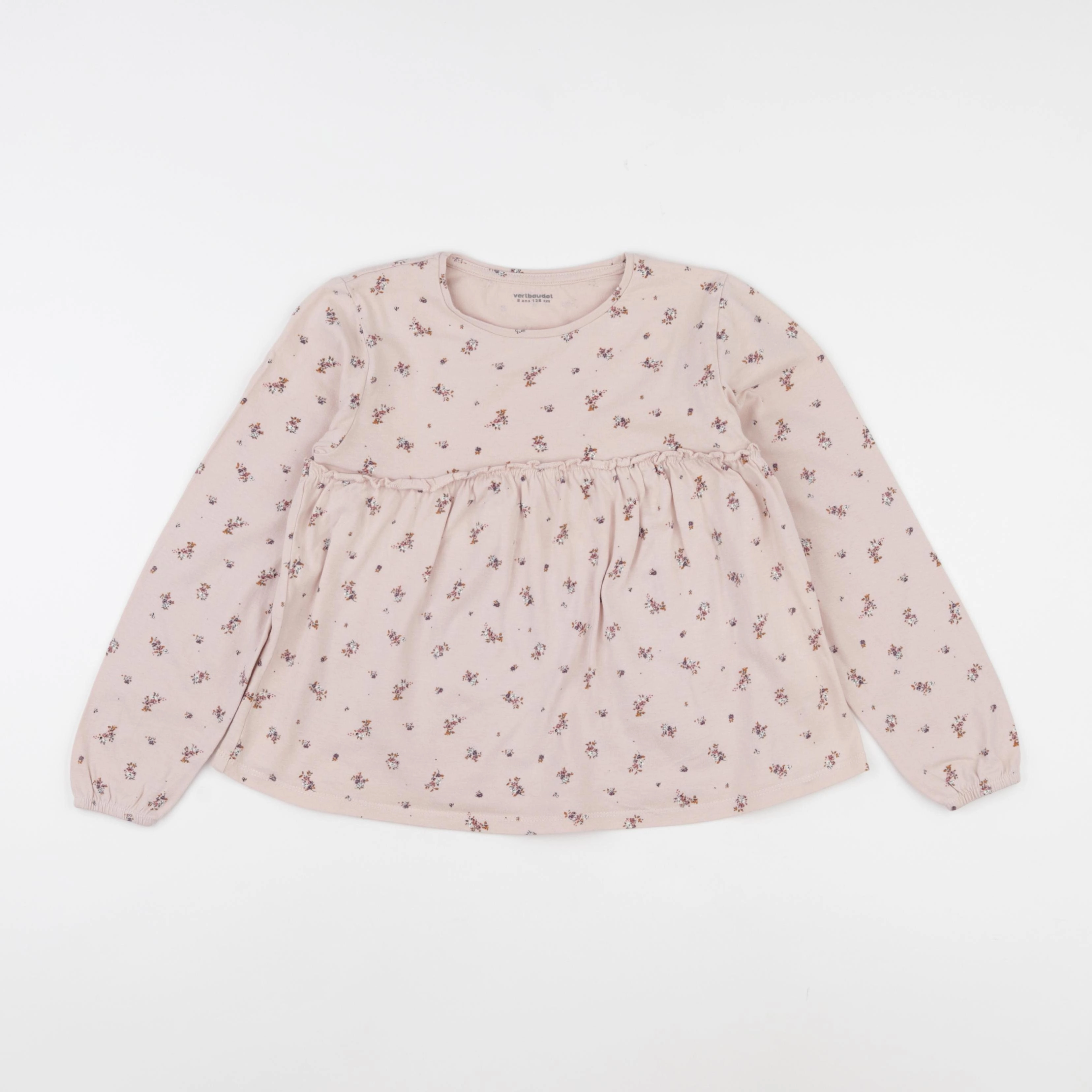 Vertbaudet - tee-shirt rose - 8 ans
