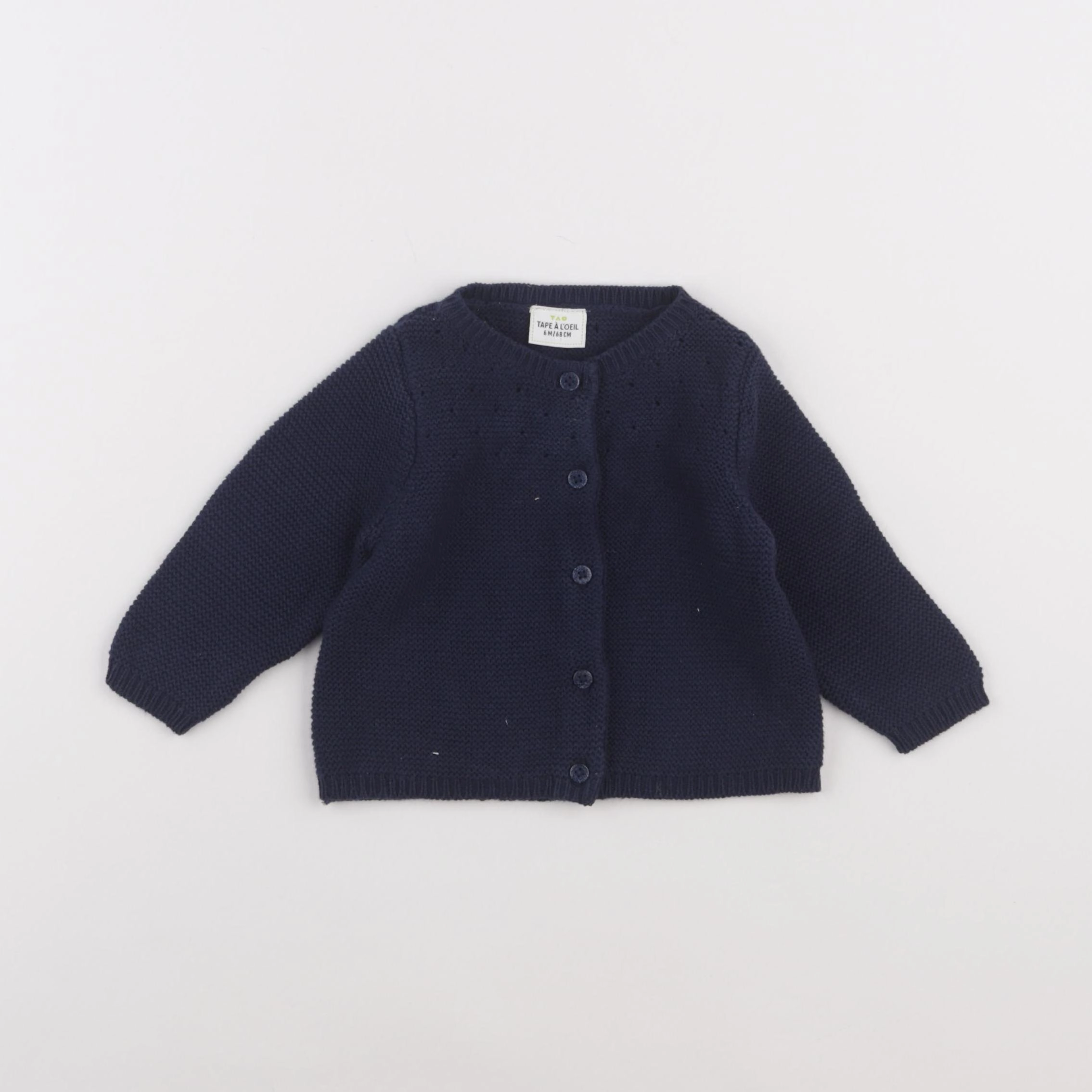 Tape à l'oeil - gilet bleu - 6 mois
