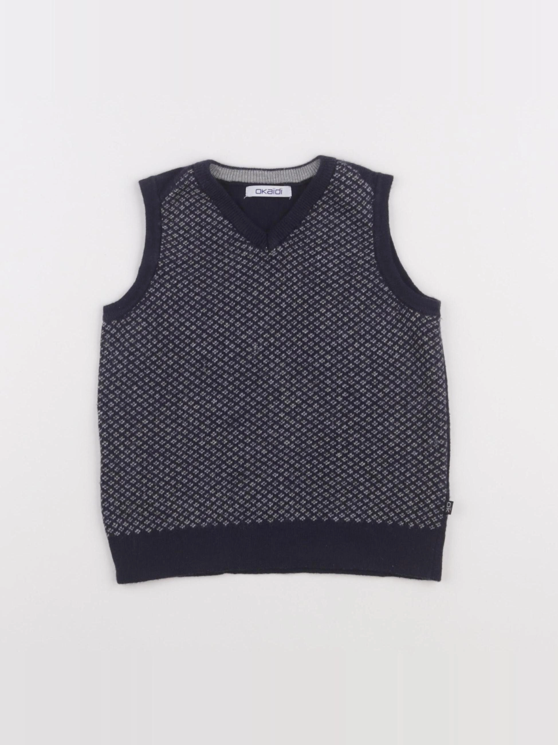 Okaidi - pull bleu - 3 ans
