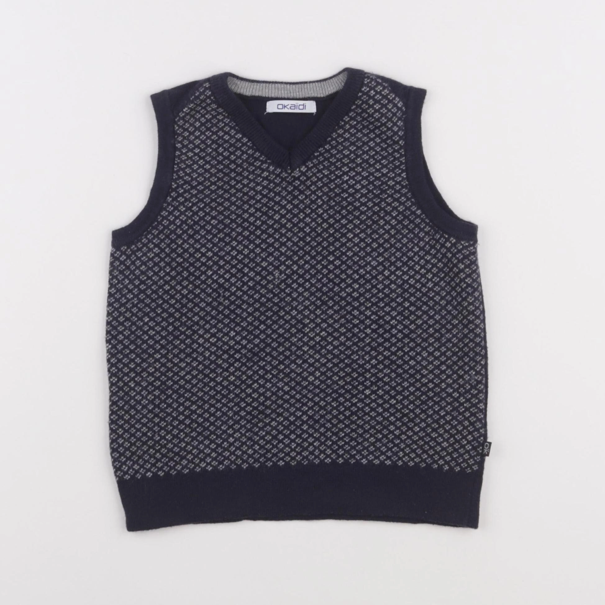 Okaidi - pull bleu - 3 ans