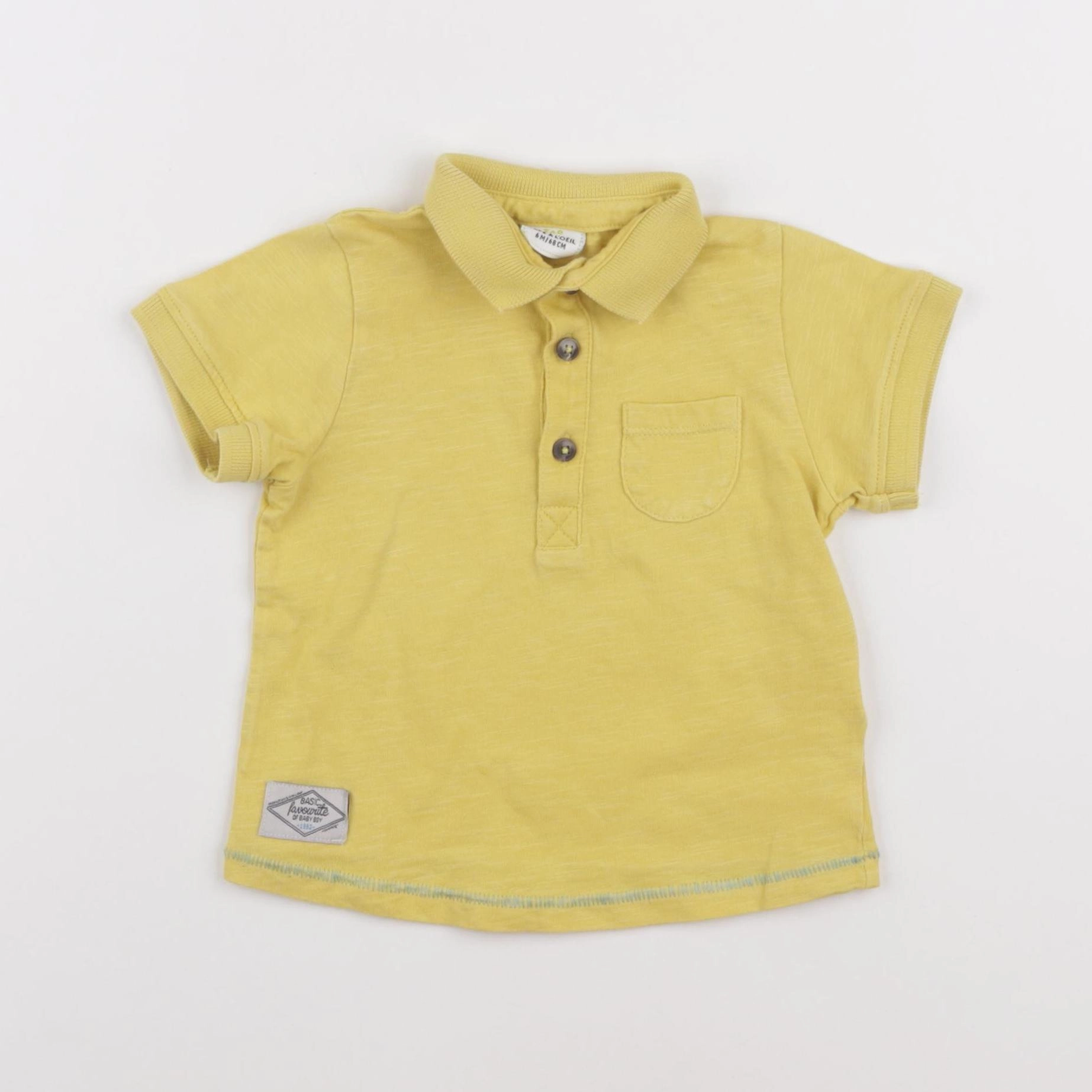 Tape à l'oeil - tee-shirt jaune - 6 mois
