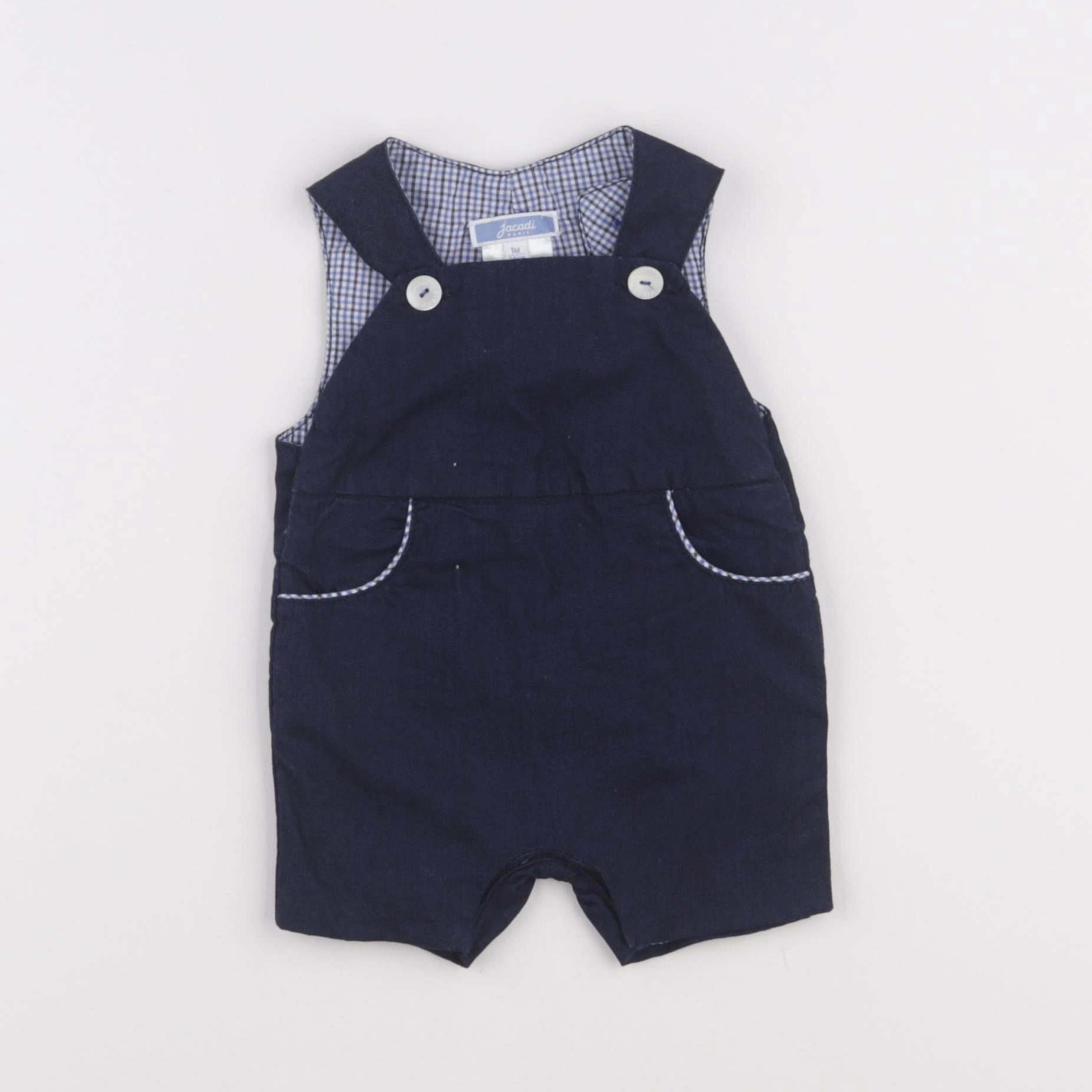 Jacadi - salopette bleu - 1 mois