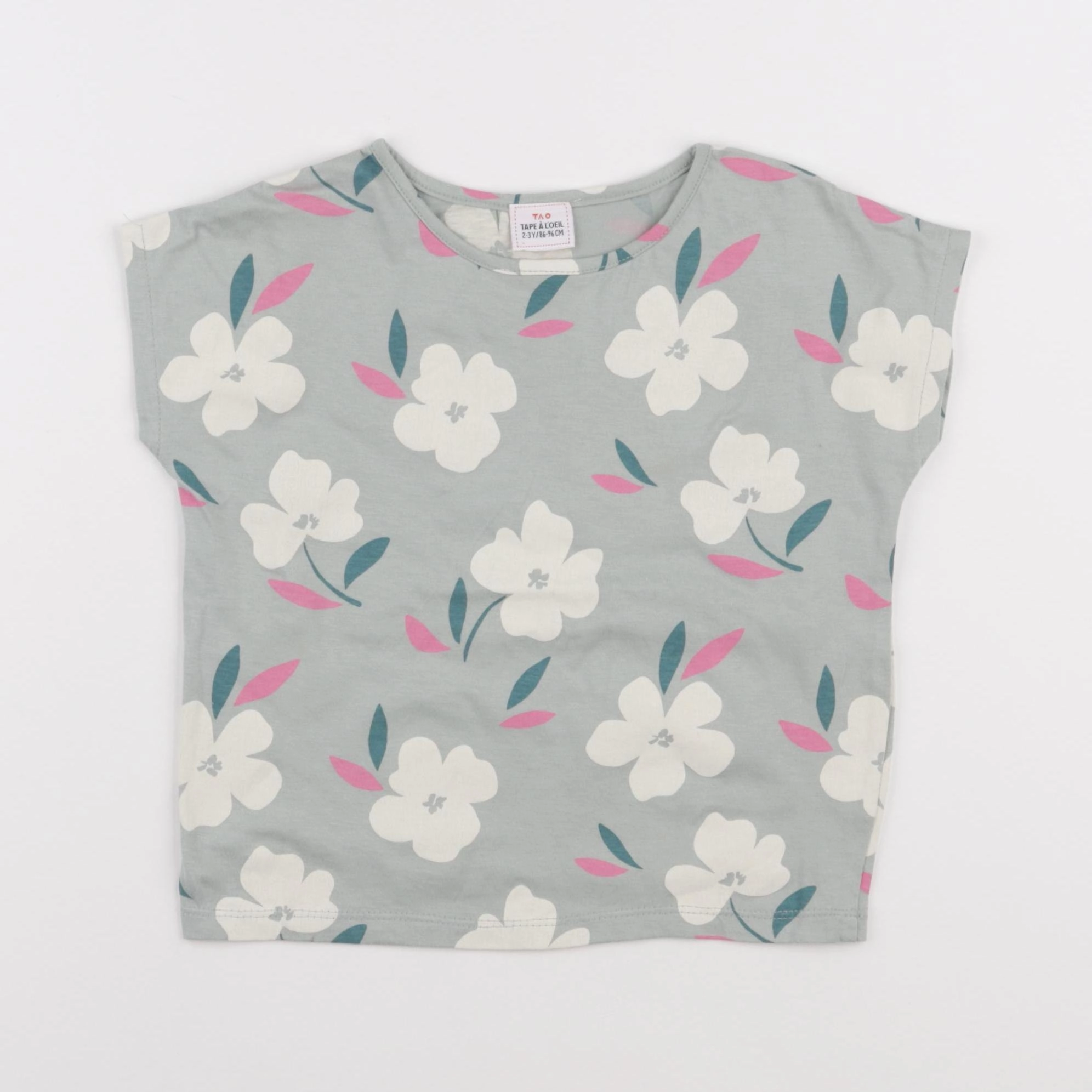 Tape à l'oeil - tee-shirt vert - 2/3 ans