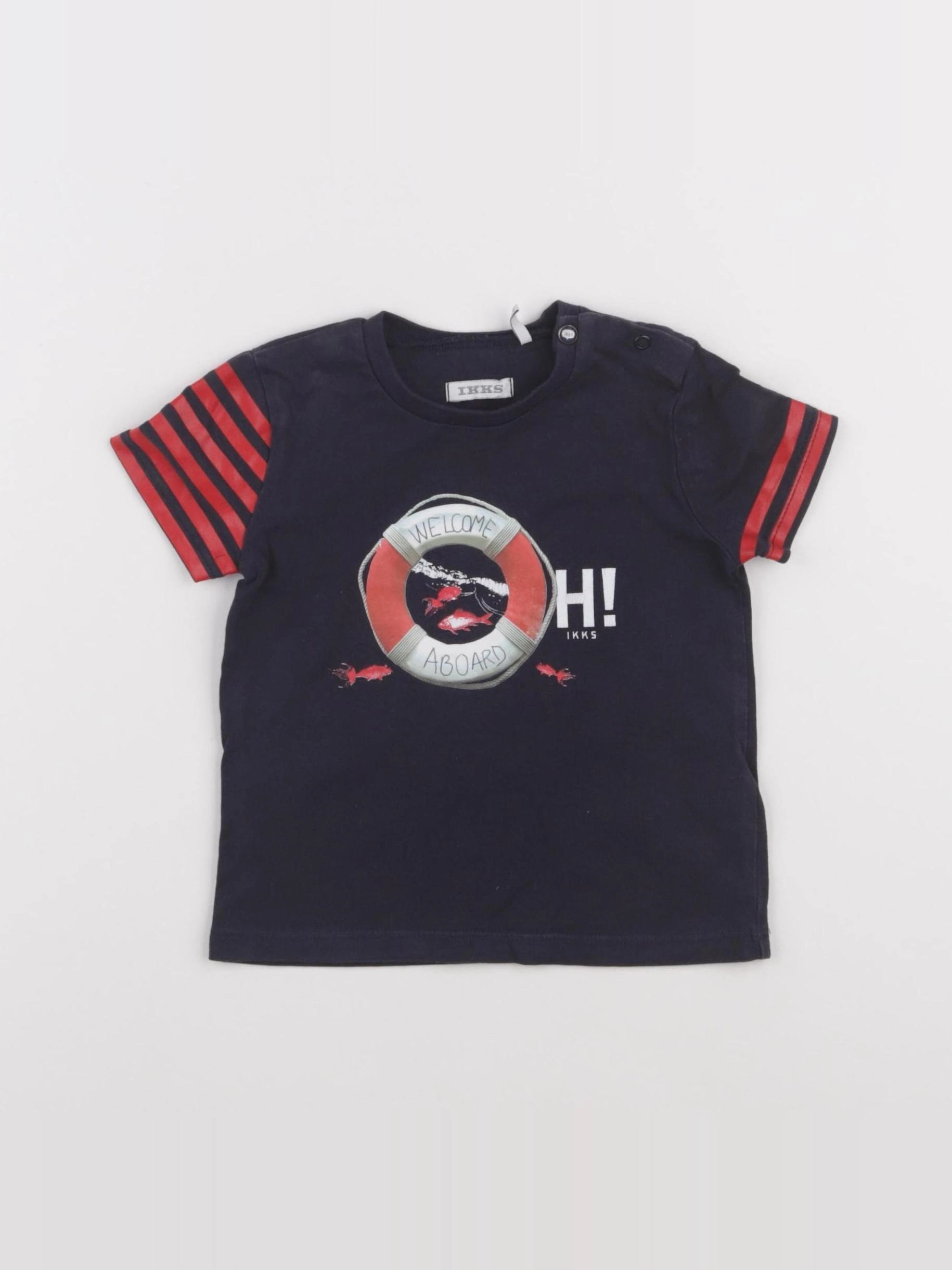 IKKS - tee-shirt noir - 12 mois