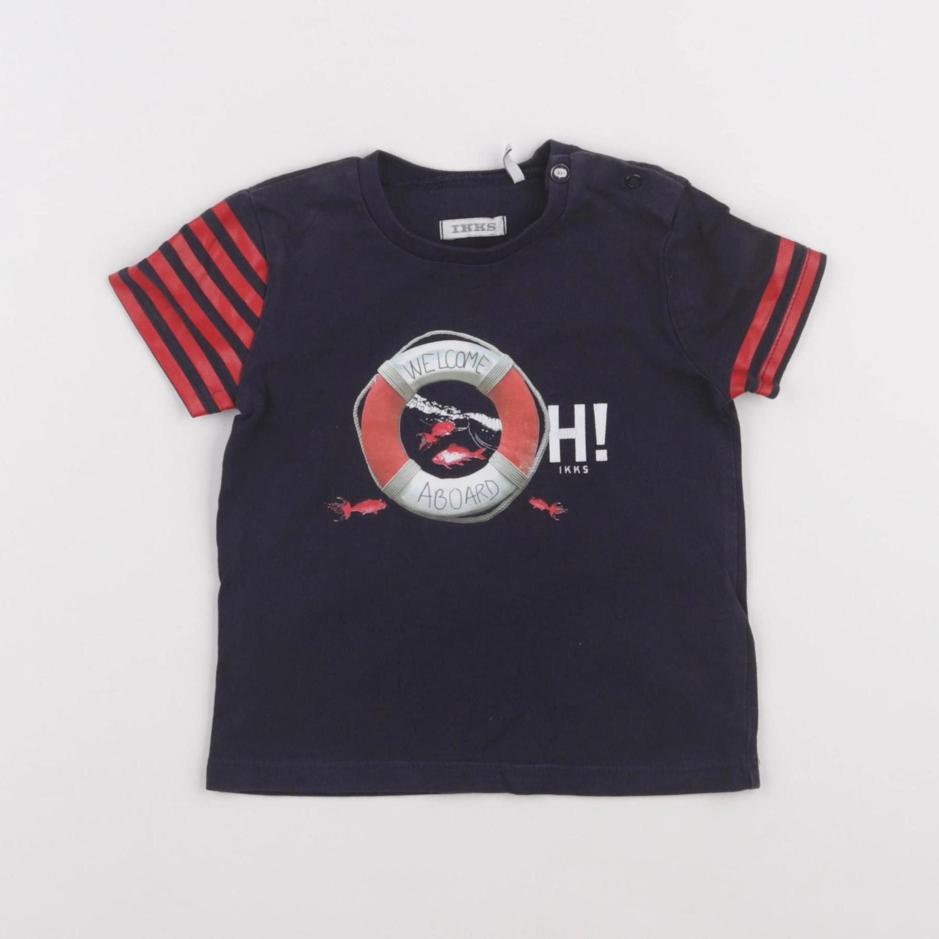 IKKS - tee-shirt noir - 12 mois