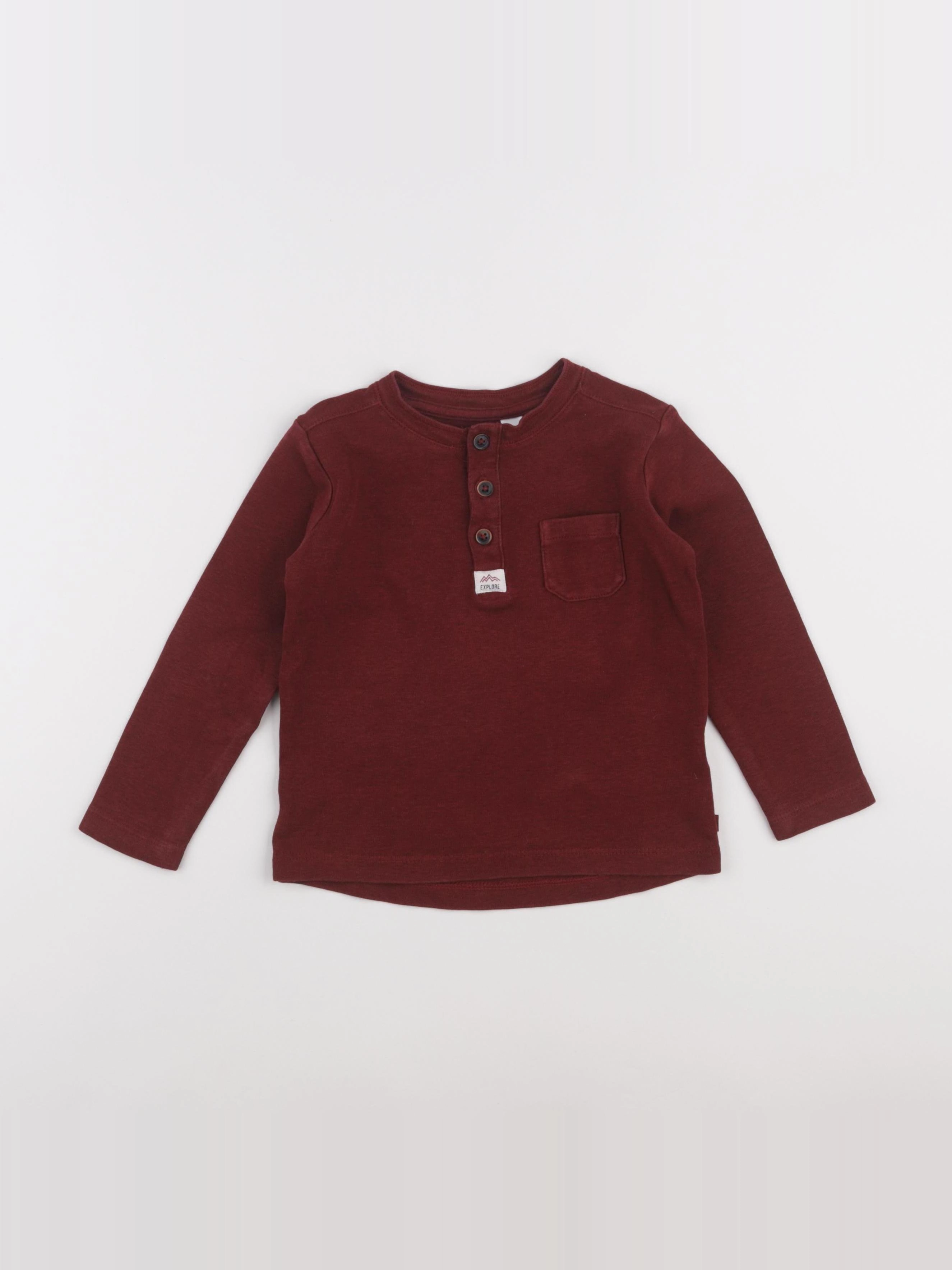 Okaidi - tee-shirt rouge - 3 ans